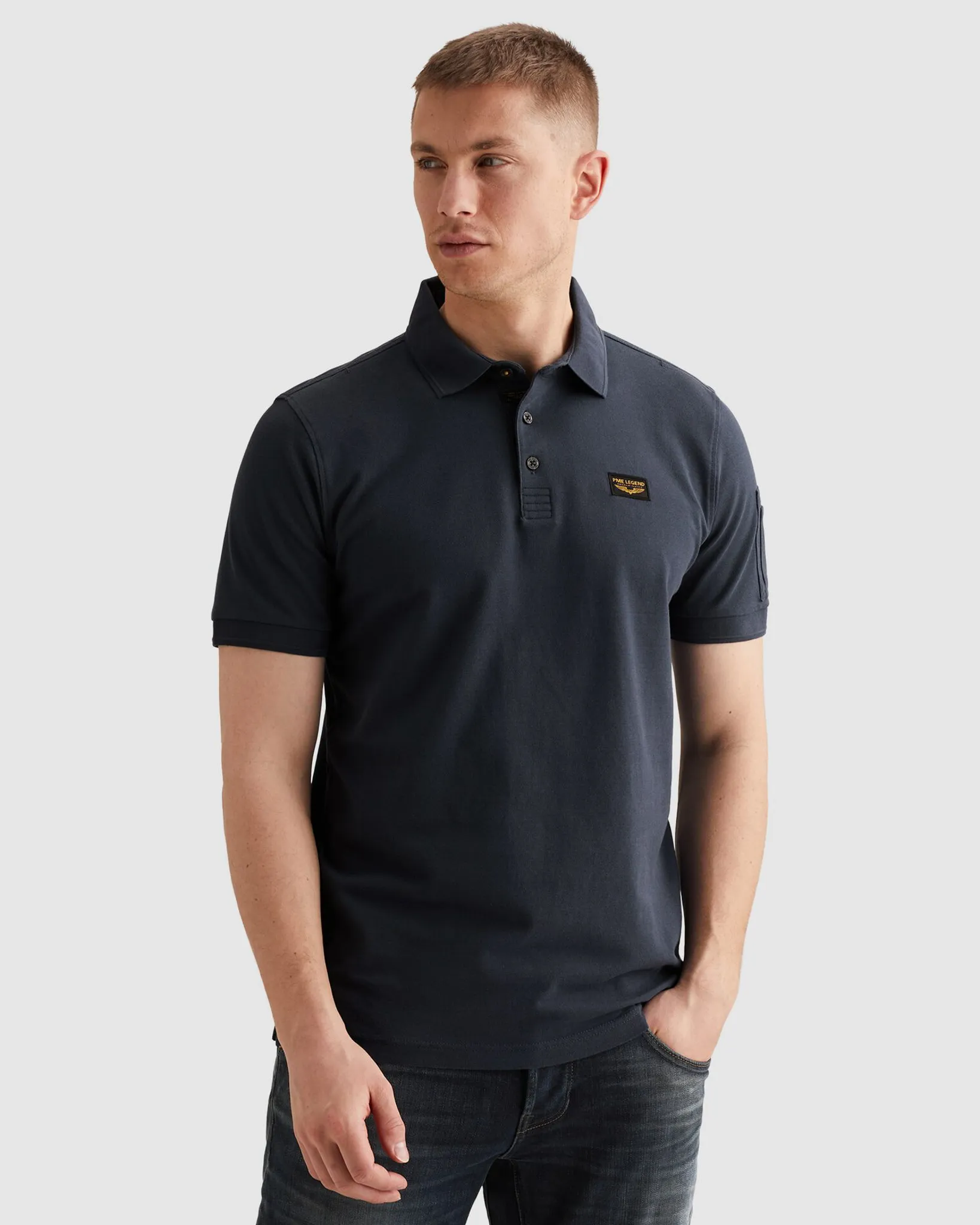 PME Legend American Classic Polo Blauw 108199-001-L