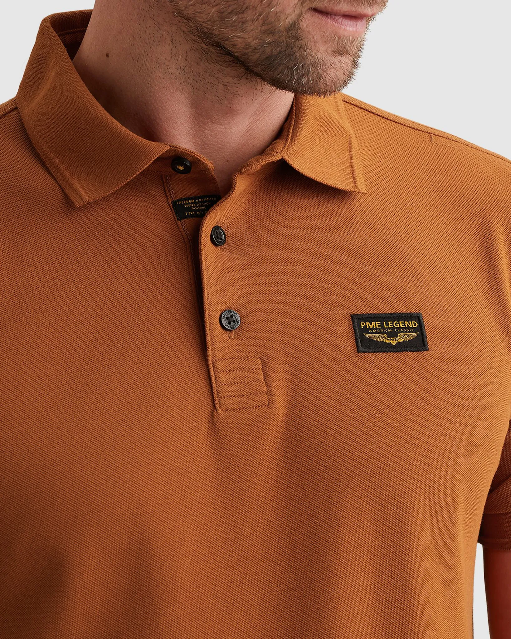 PME Legend American Classic Polo Donker bruin 108201-001-L