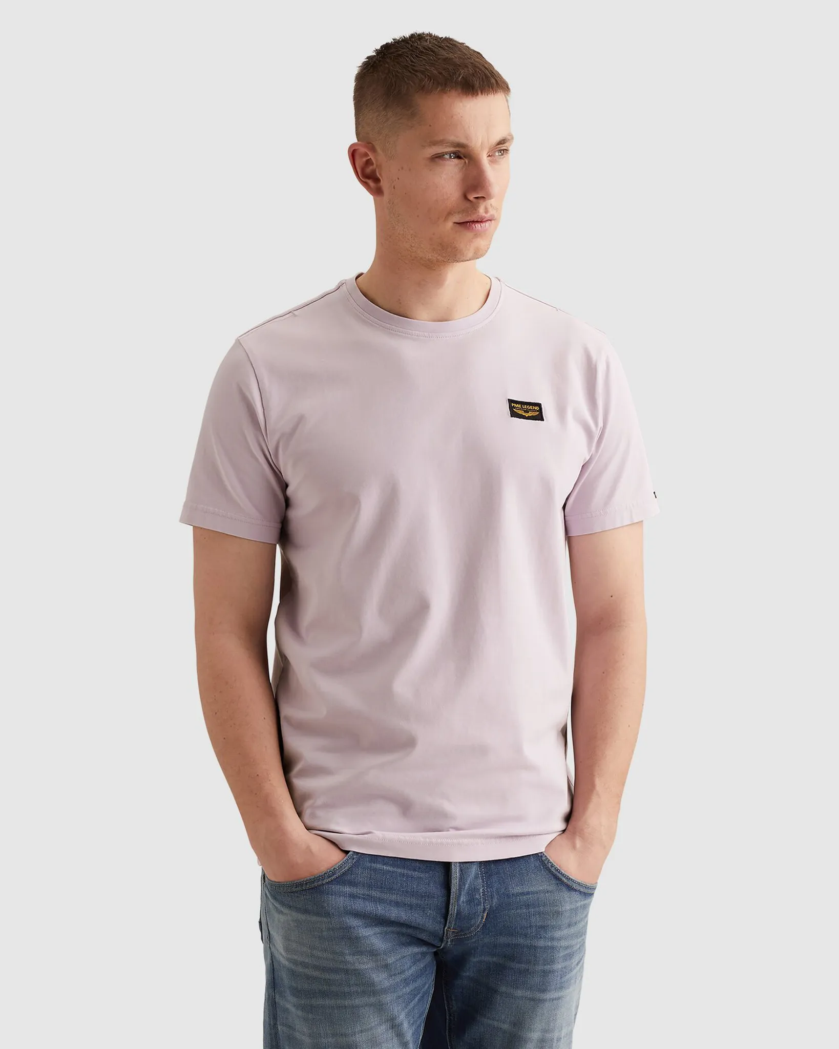 PME Legend American Classic T-shirt Lila 108206-001-L