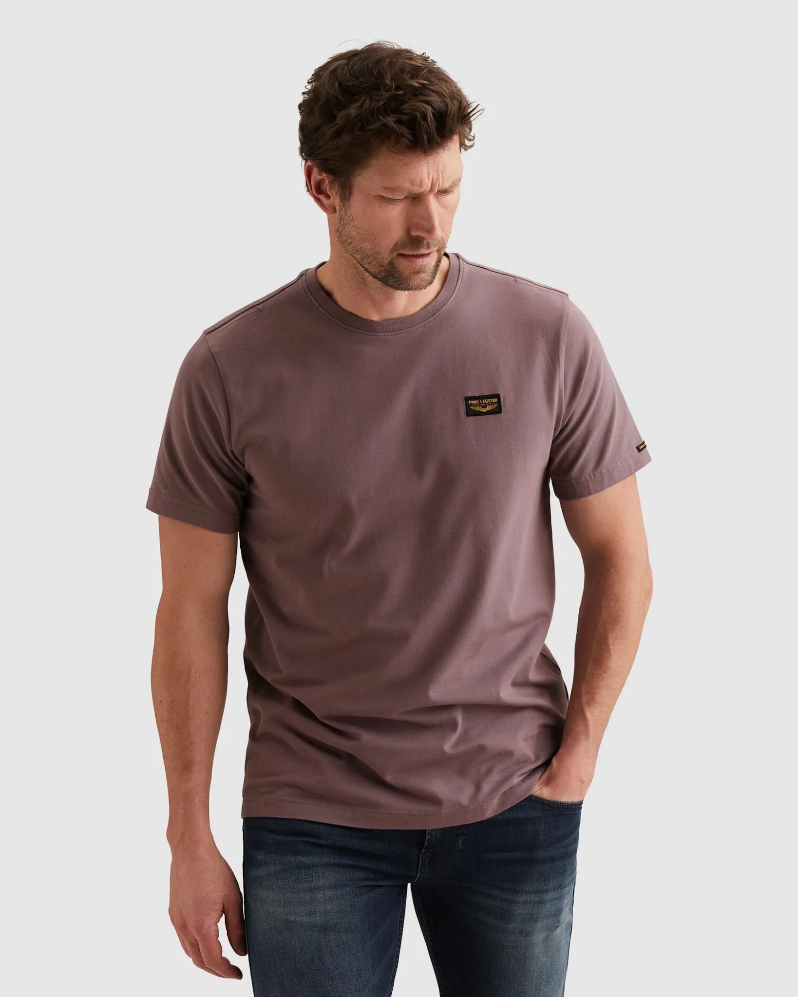 PME Legend American Classic T-shirt Donker grijs 108207-001-L