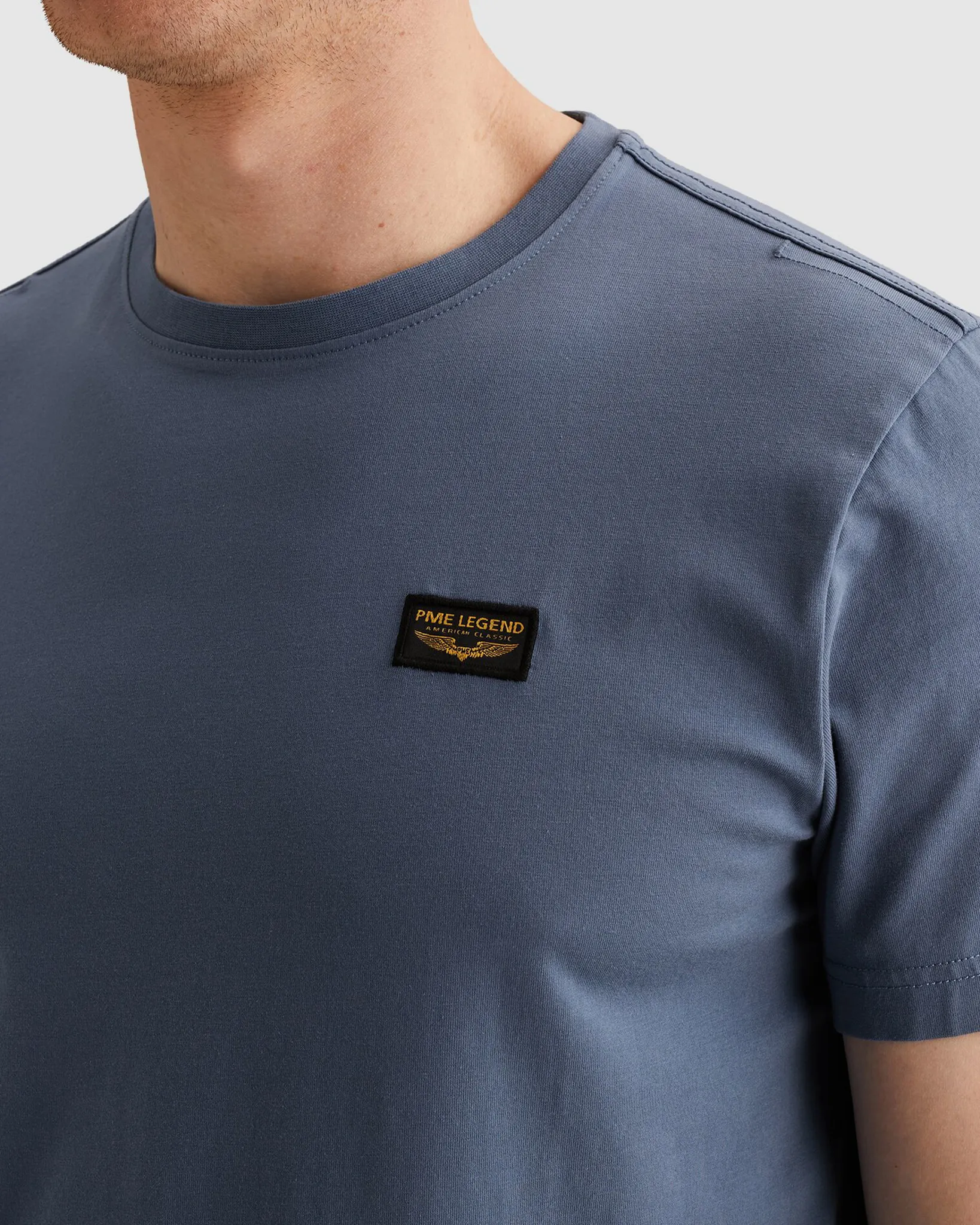 PME Legend American Classic T-shirt Licht blauw 108208-001-L