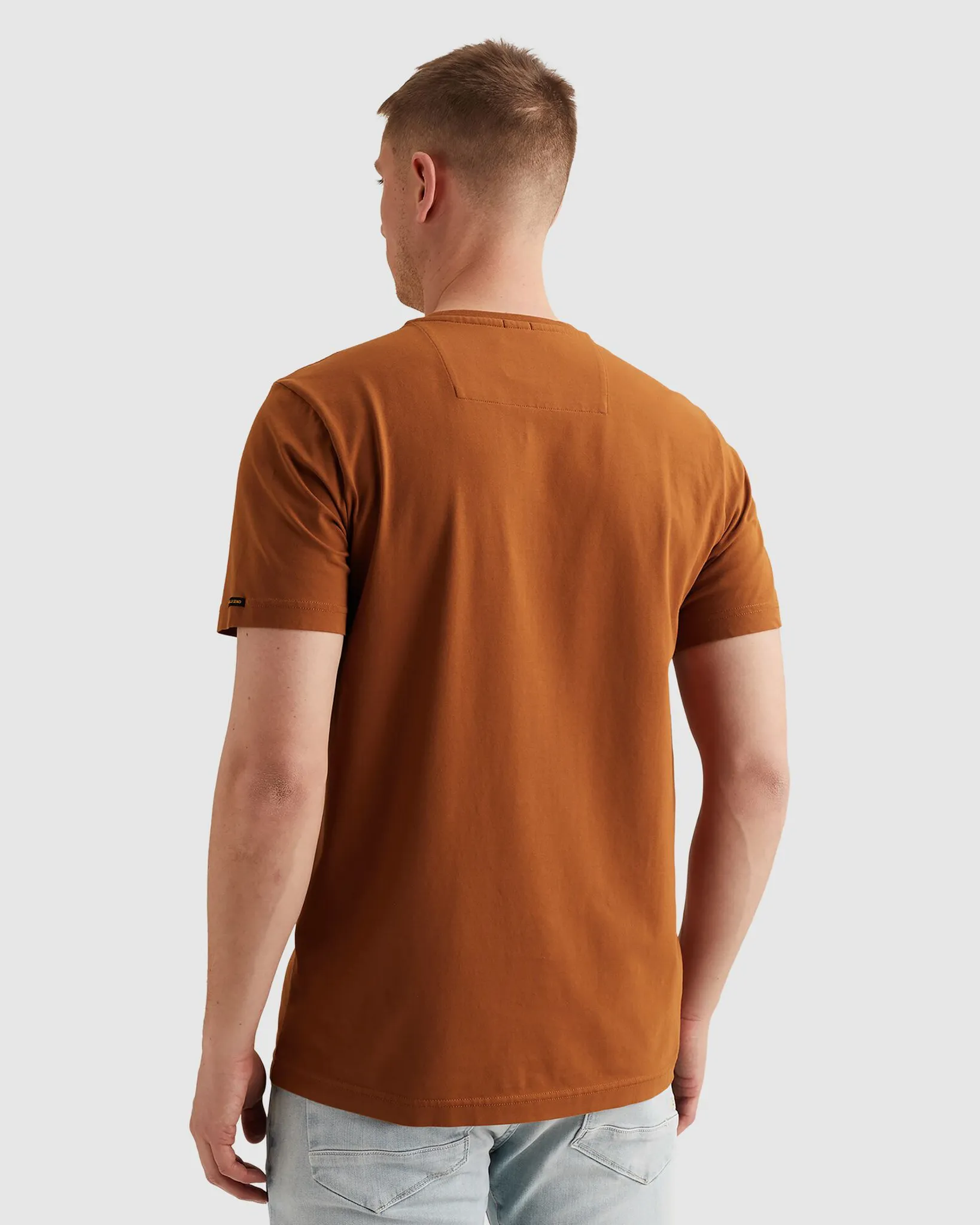 PME Legend American Classic T-shirt Donker bruin 108212-001-L