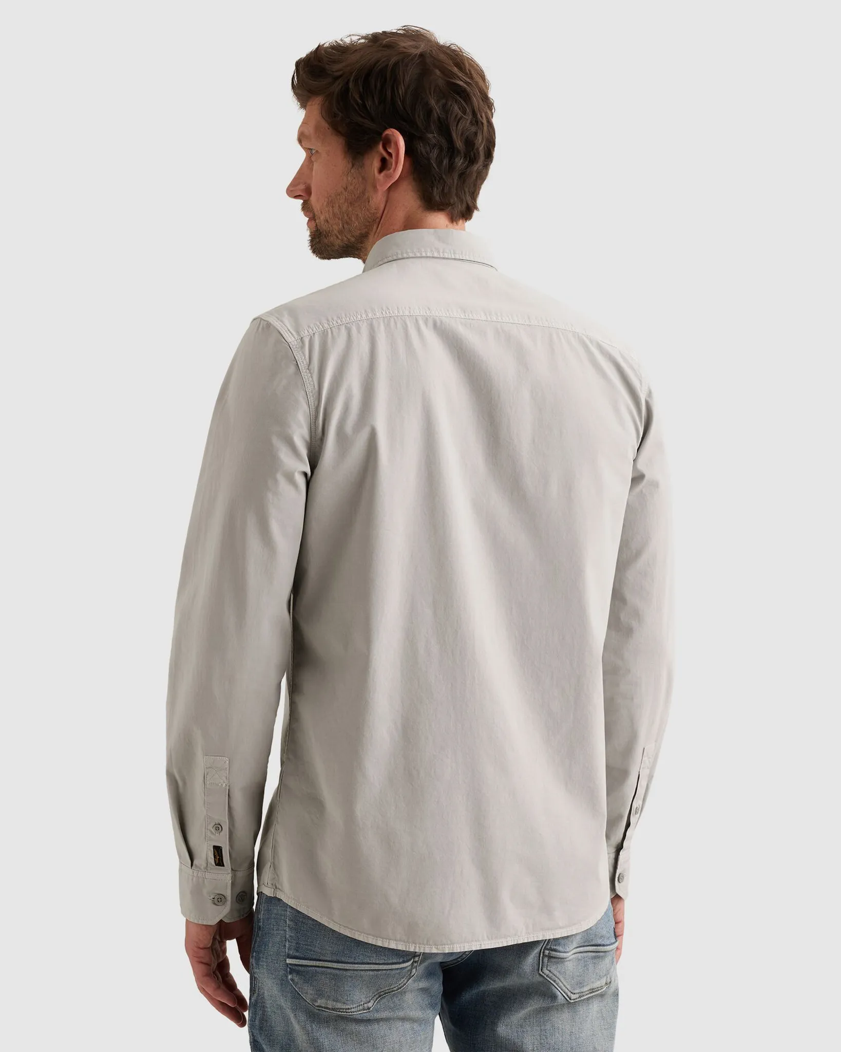 PME Legend Casual Overhemd LM Donker blauw 108214-001-L