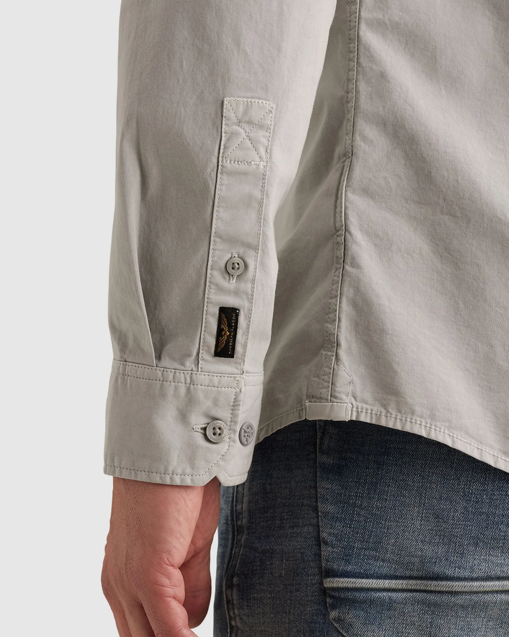 PME Legend Casual Overhemd LM Donker blauw 108214-001-L