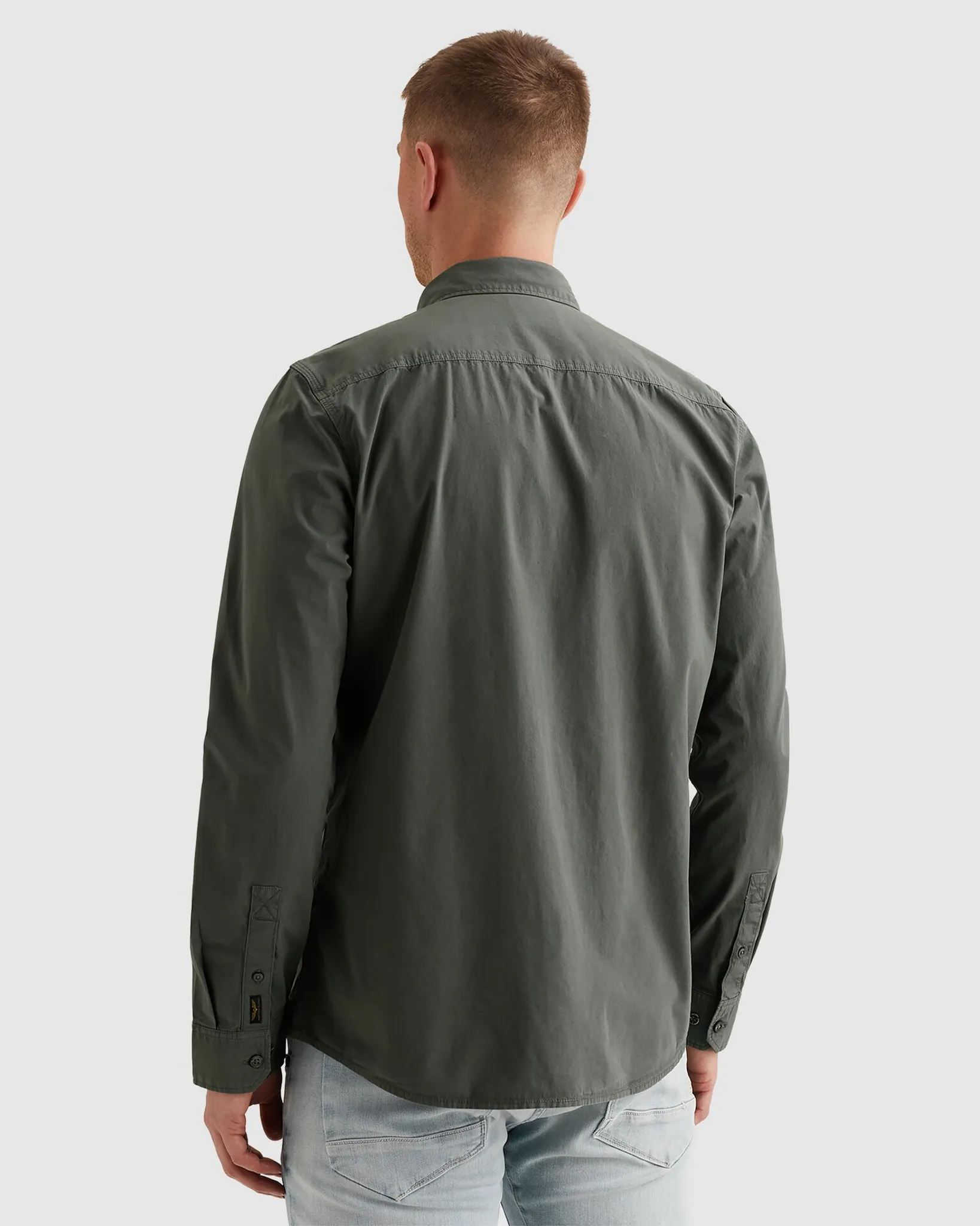 PME Legend Casual Overhemd LM Groen 108215-001-L