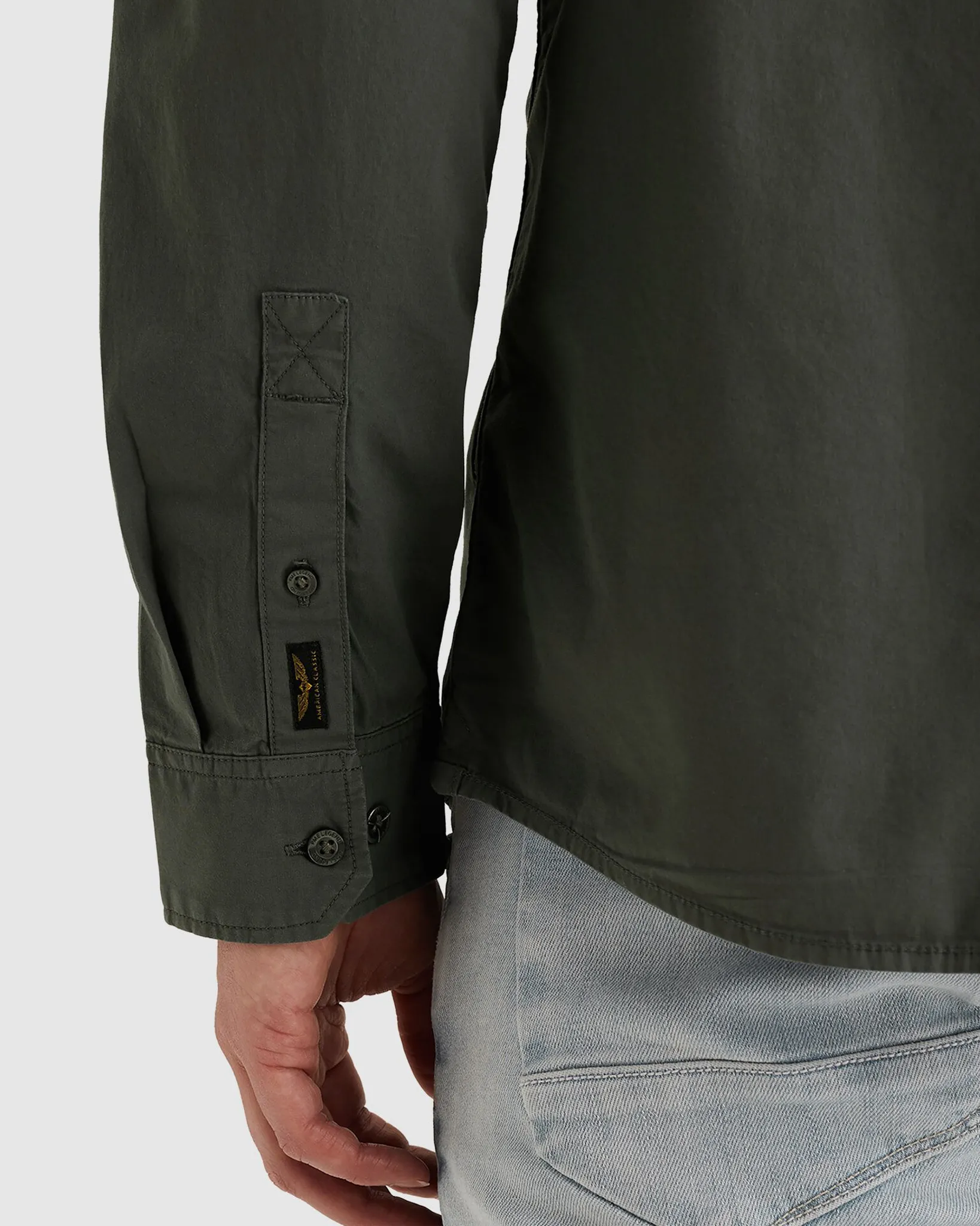 PME Legend Casual Overhemd LM Groen 108215-001-L