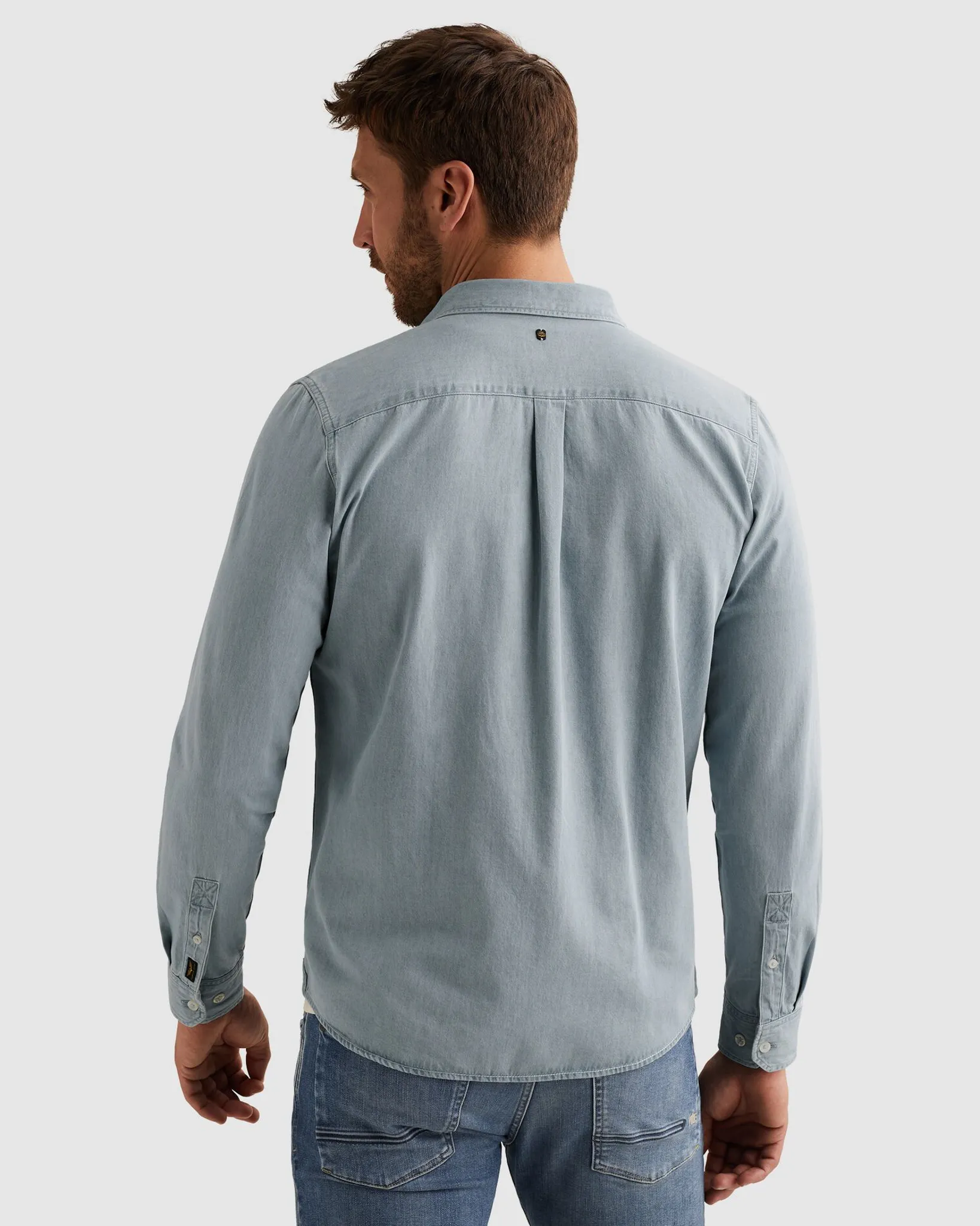 PME Legend Casual shirt Blauw 108225-001-L