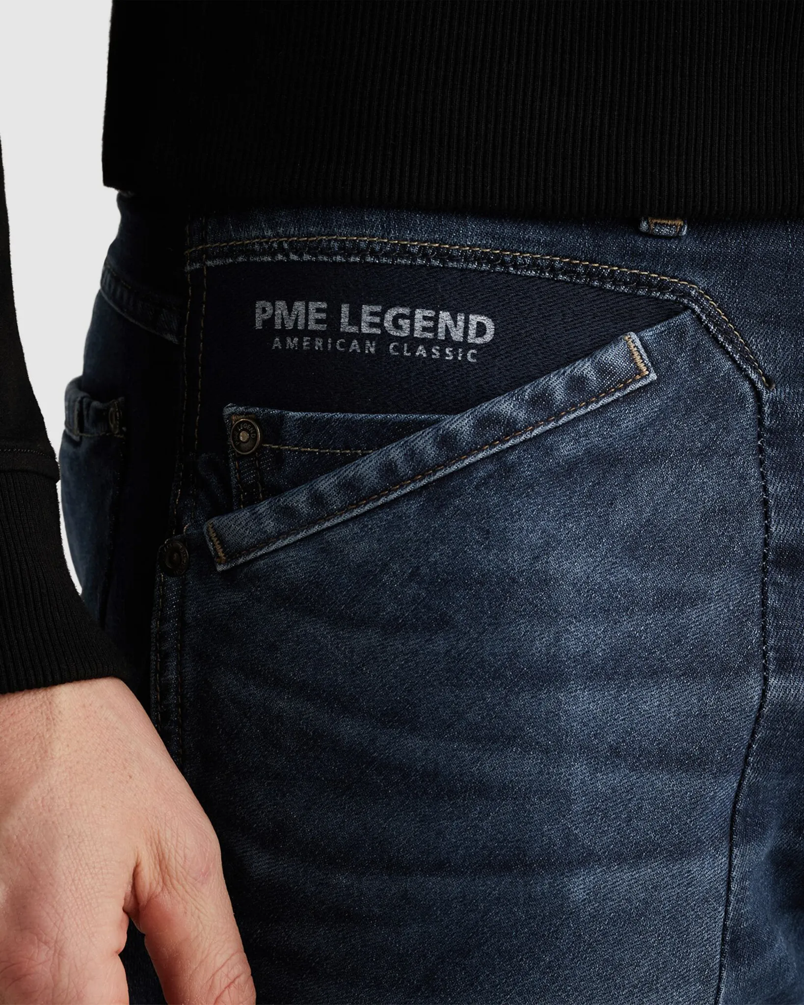 PME Legend Aviator Jeans Donker blauw 108228-001-30/30