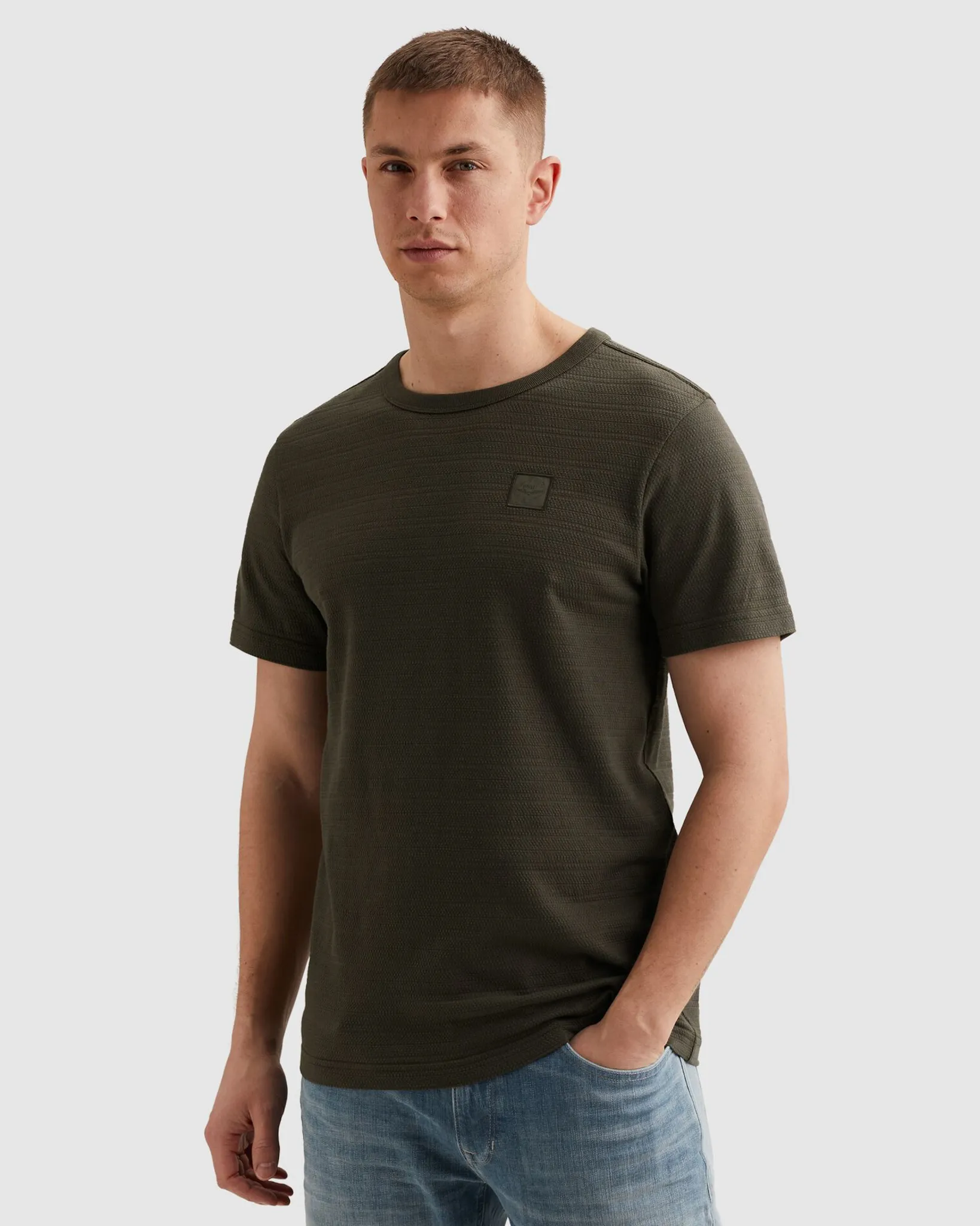 PME Legend T-shirt Grijs 108235-001-L
