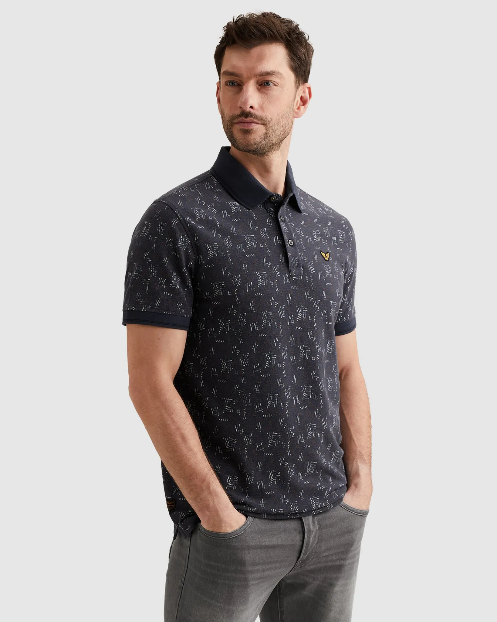 PME Legend Polo Blauw 108237-001-L