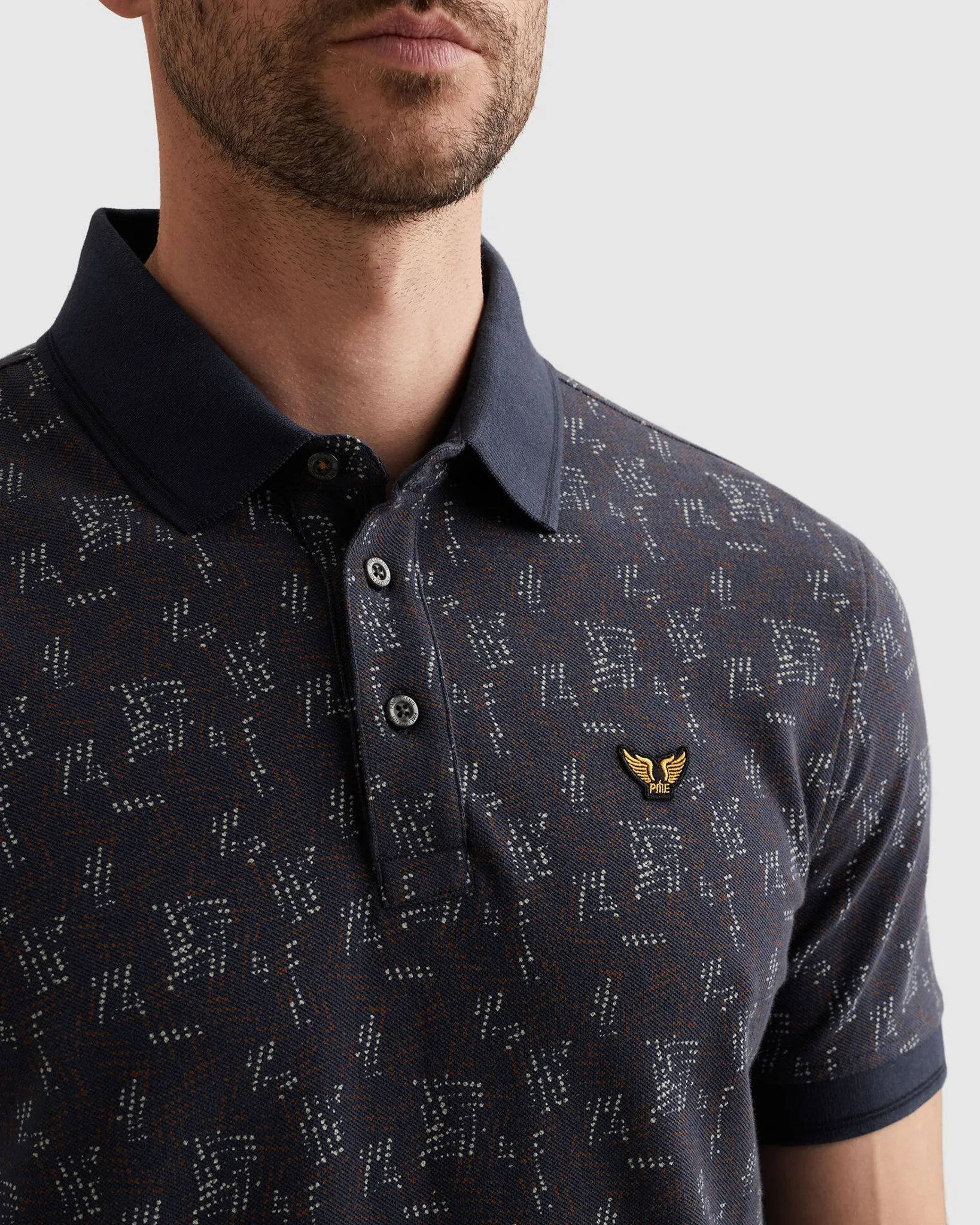 PME Legend Polo Blauw 108237-001-L