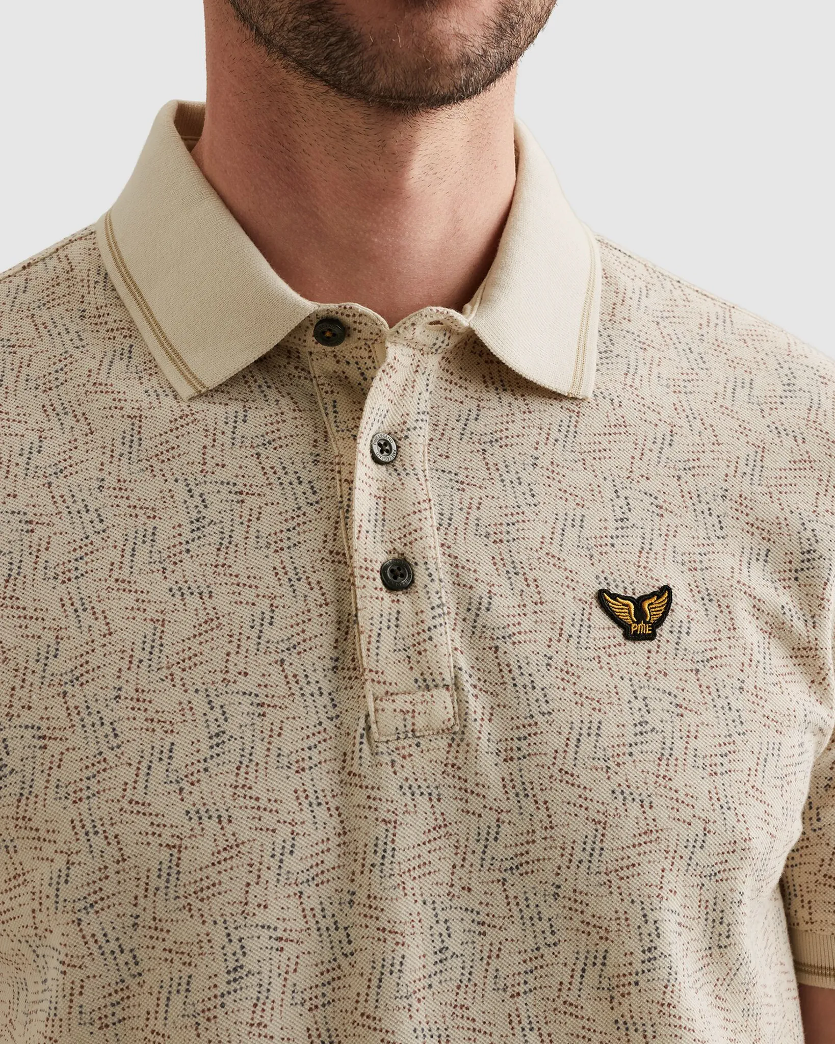 PME Legend Polo Wit 108238-001-L