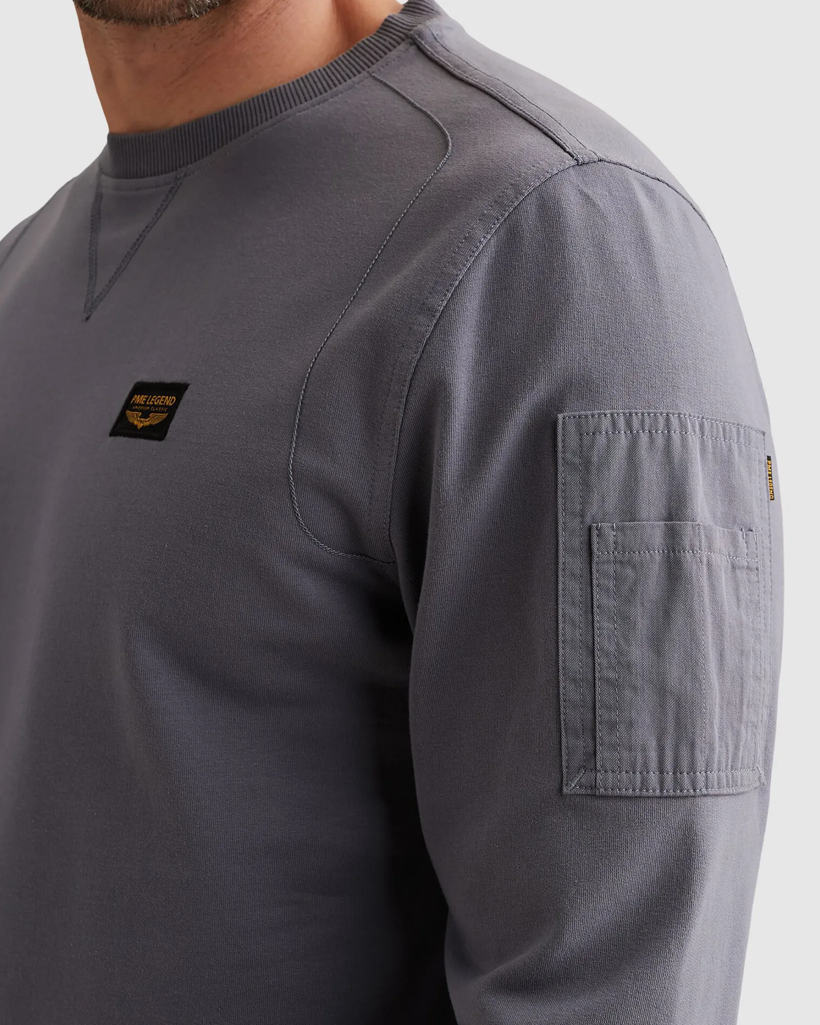 PME Legend American Classic Sweater Donker blauw 108241-001-L