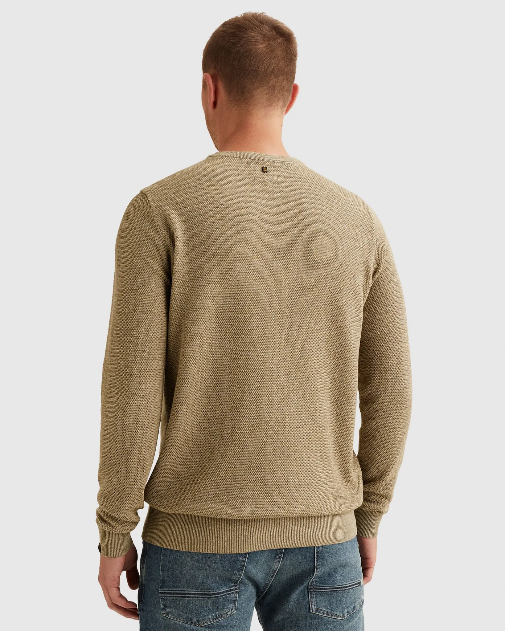 PME Legend Trui Ronde hals Groen 108251-001-L