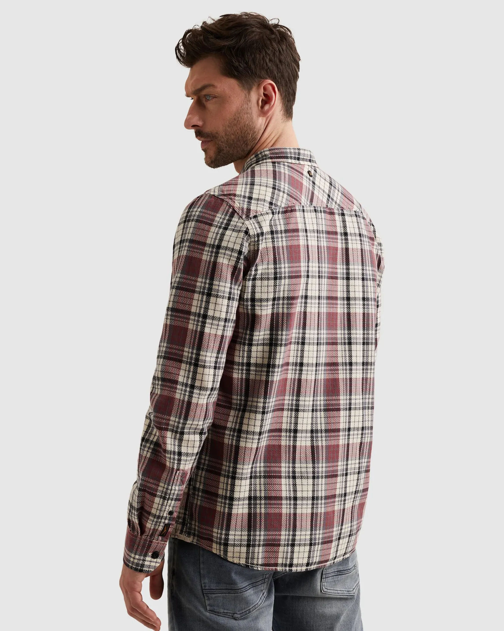 PME Legend Casual Overhemd Rood 108253-001-L