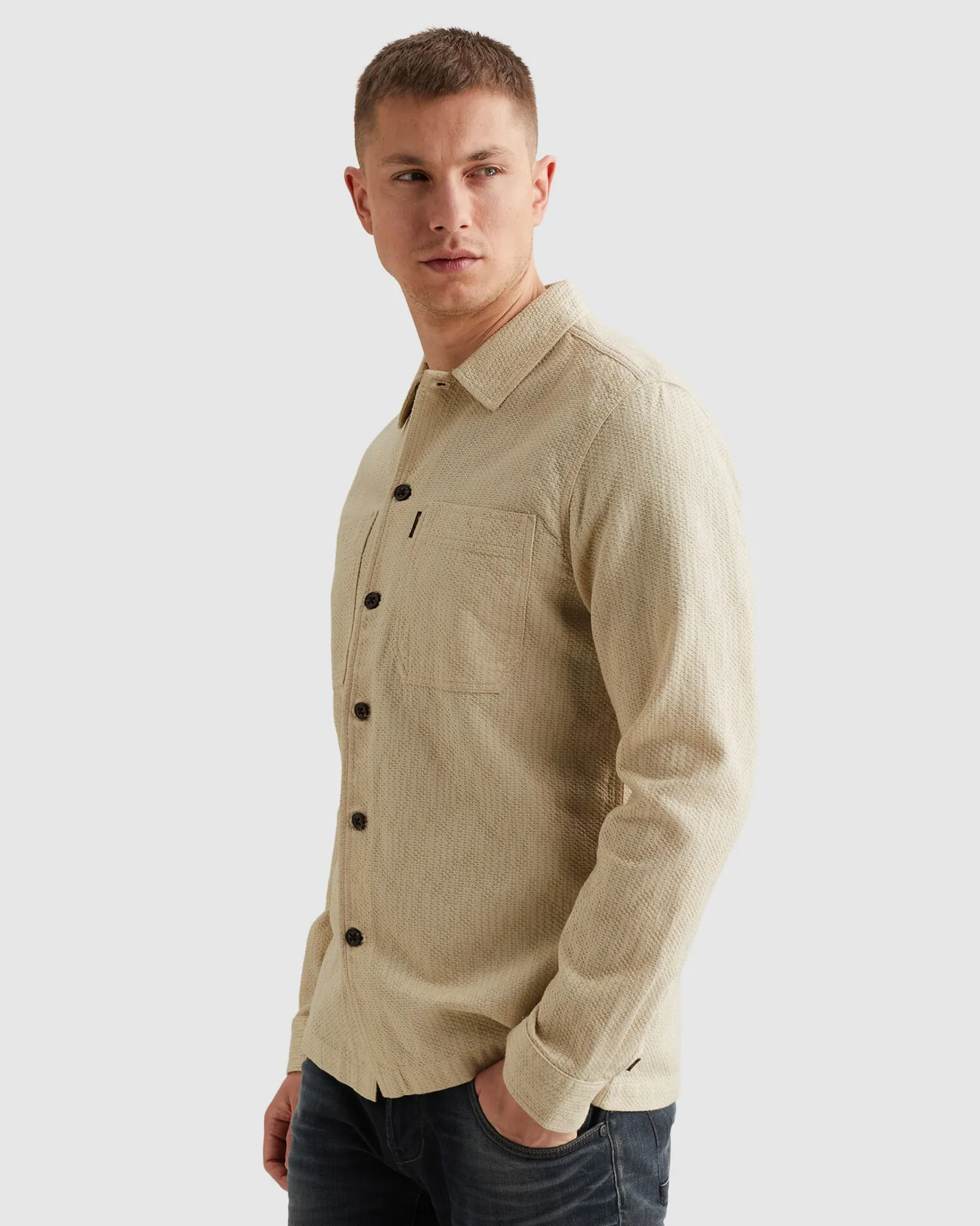 PME Legend Overshirt Wit 108254-001-L