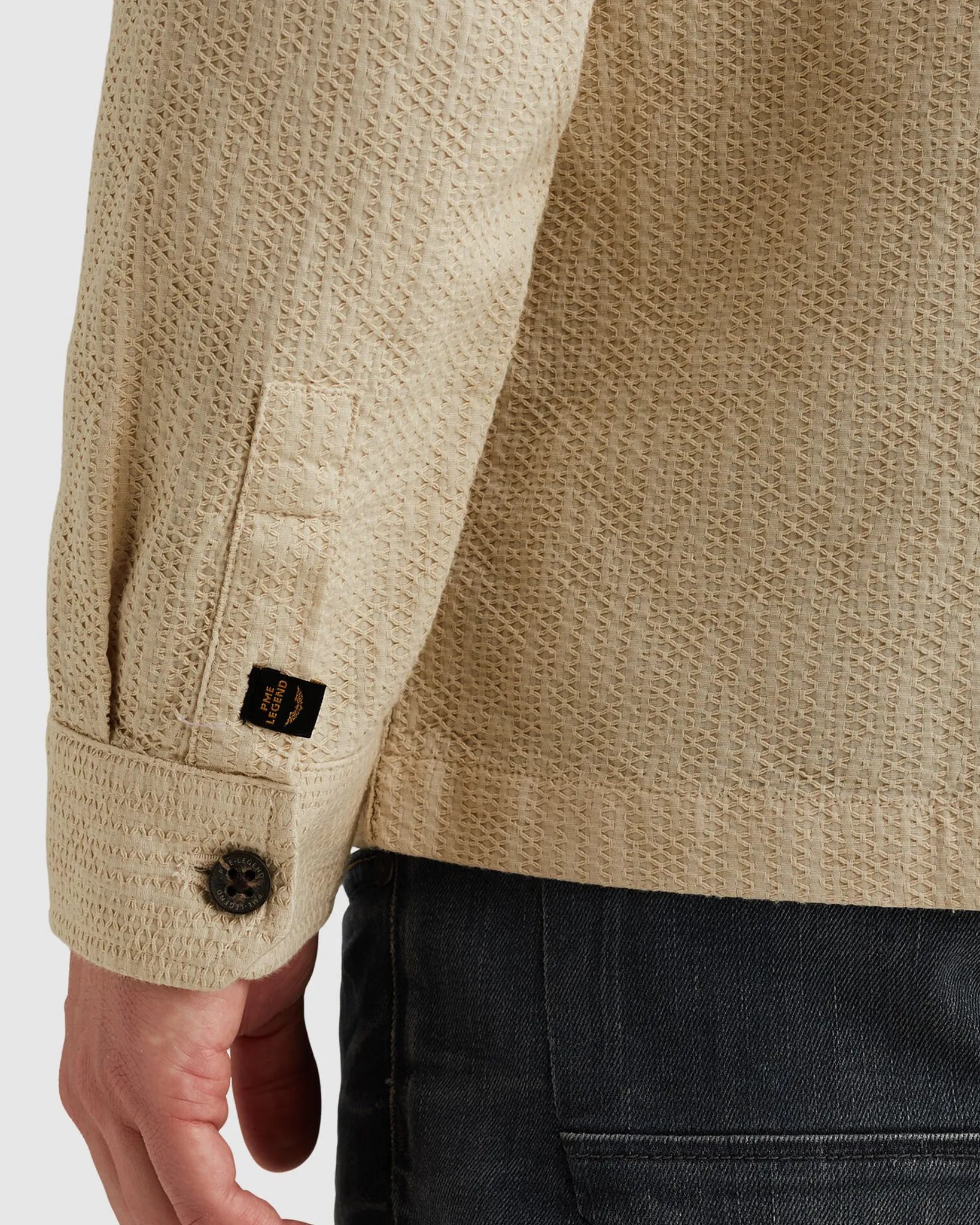 PME Legend Overshirt Wit 108254-001-L