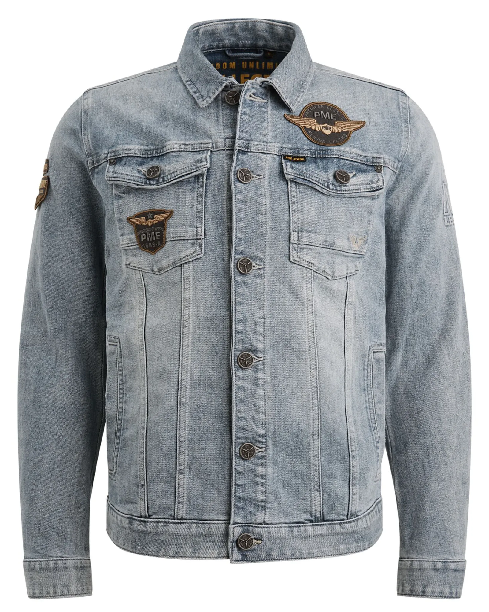 PME Legend Denim Jack Licht blauw 108263-001-L