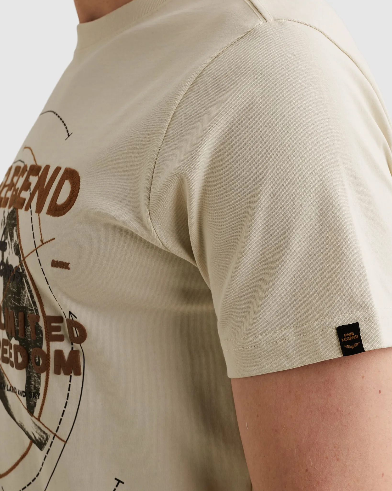 PME Legend T-shirt Wit 108265-001-L