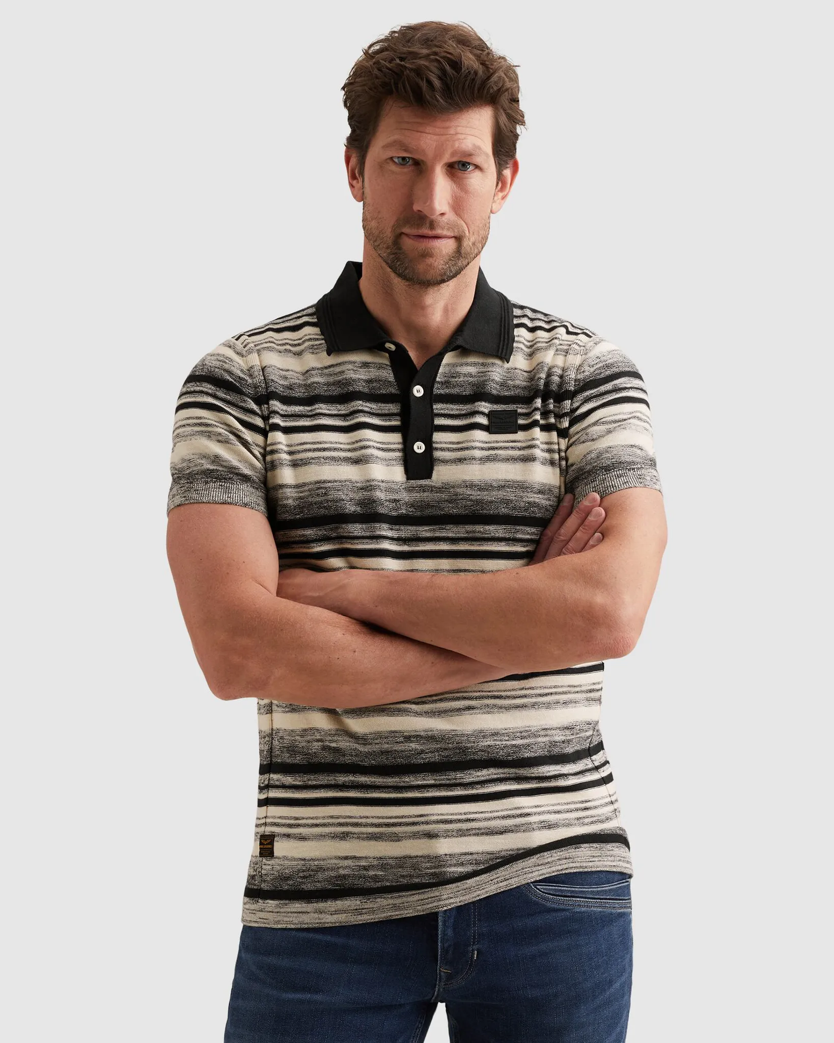 PME Legend Polo Blauw 108267-001-L