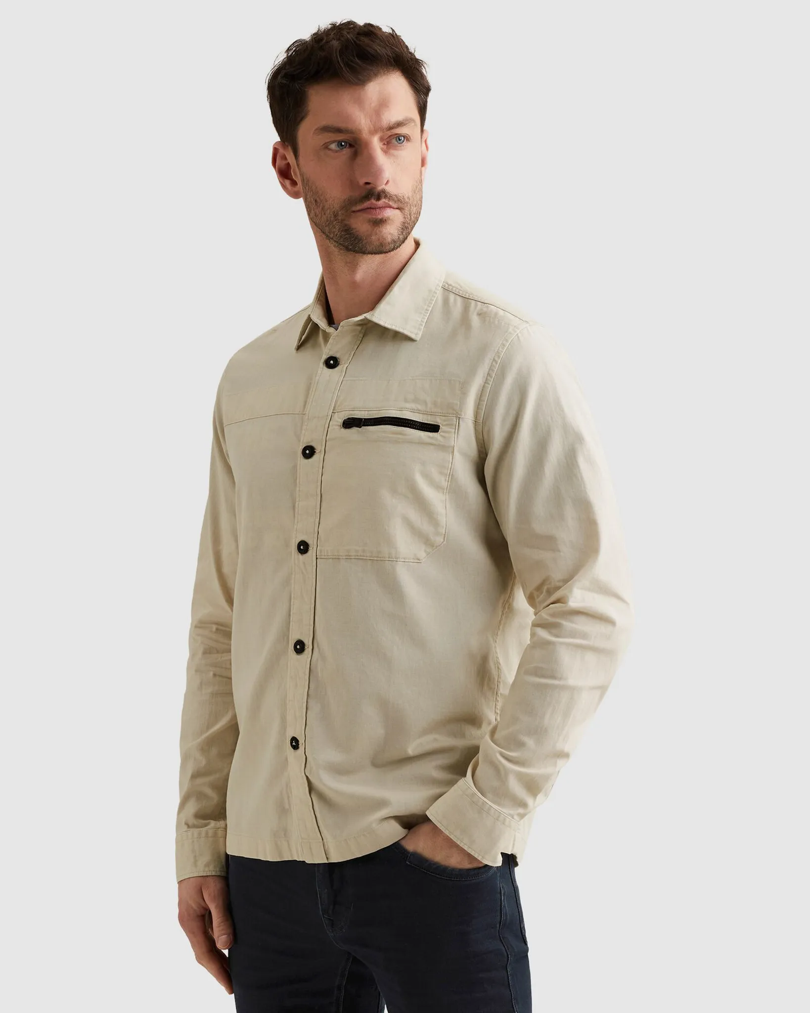 PME Legend Casual Overhemd Wit 108269-001-L