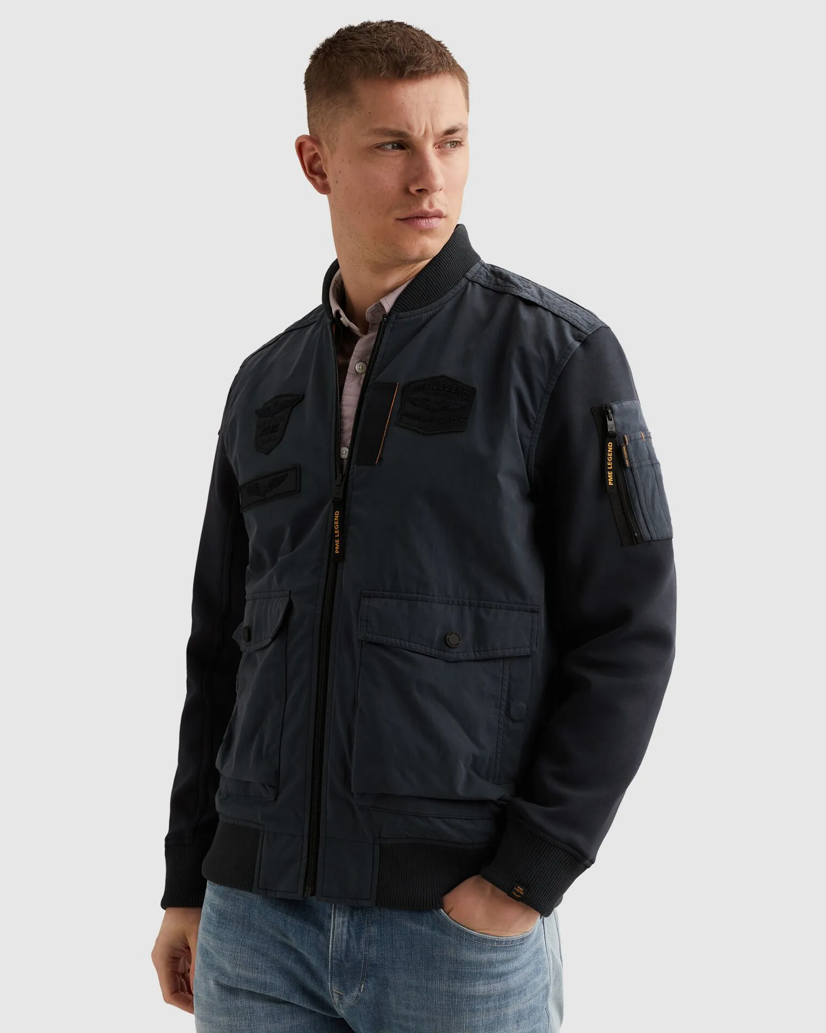 PME Legend Bomber Jack Blauw 108270-001-L