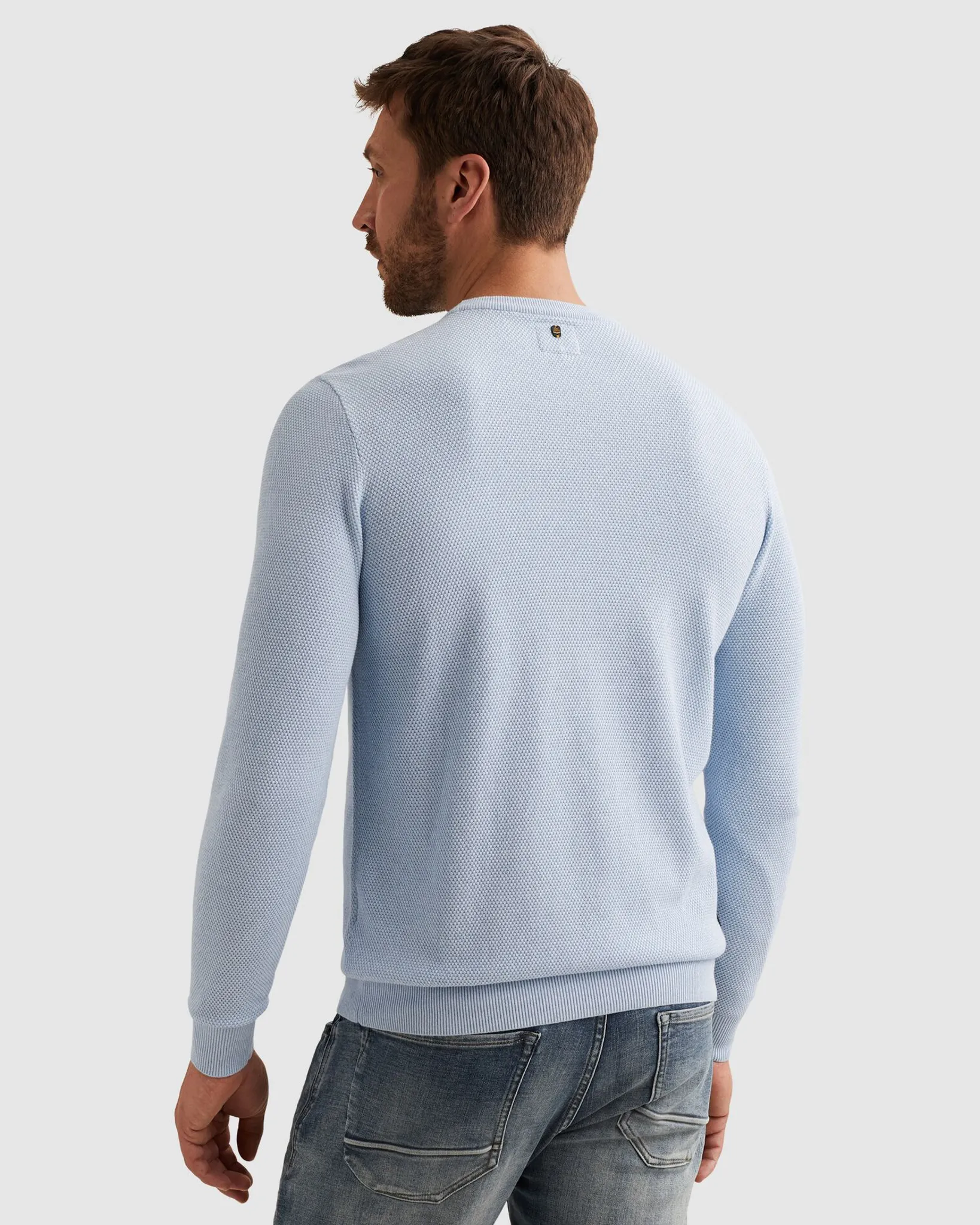 PME Legend Trui Ronde hals Blauw 108275-001-L