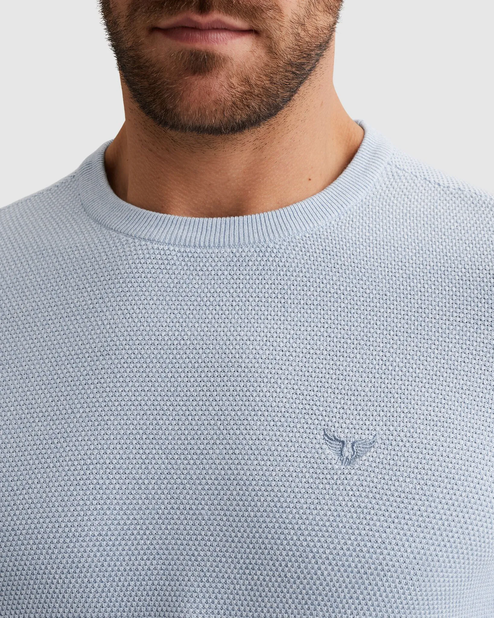 PME Legend Trui Ronde hals Blauw 108275-001-L