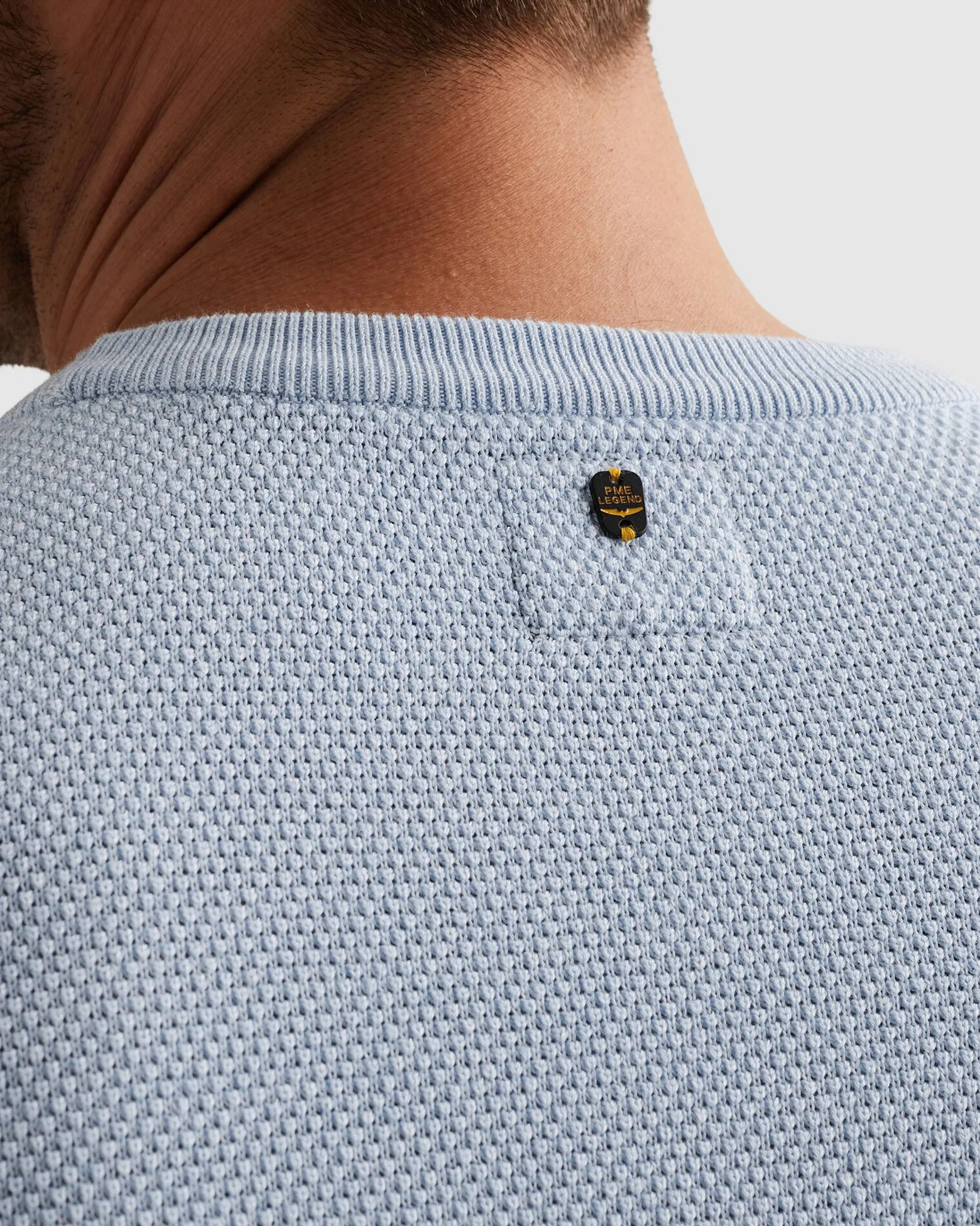 PME Legend Trui Ronde hals Blauw 108275-001-L