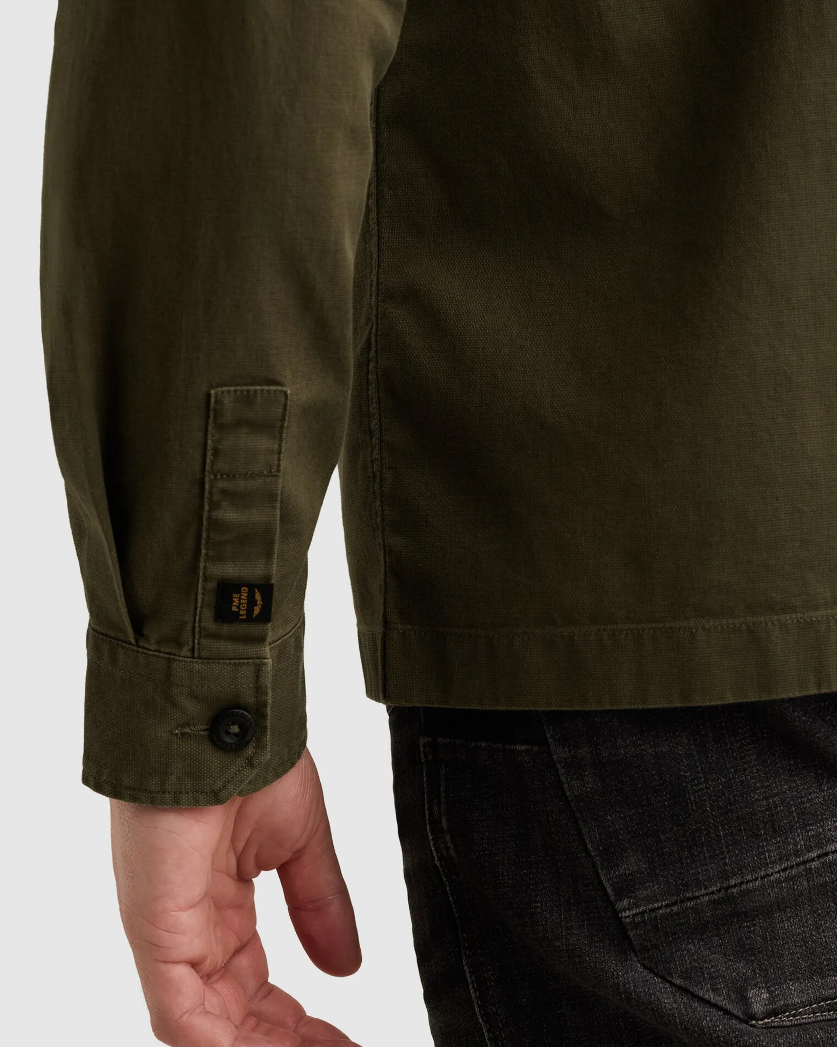 PME Legend Casual Overhemd Licht bruin 108276-001-L