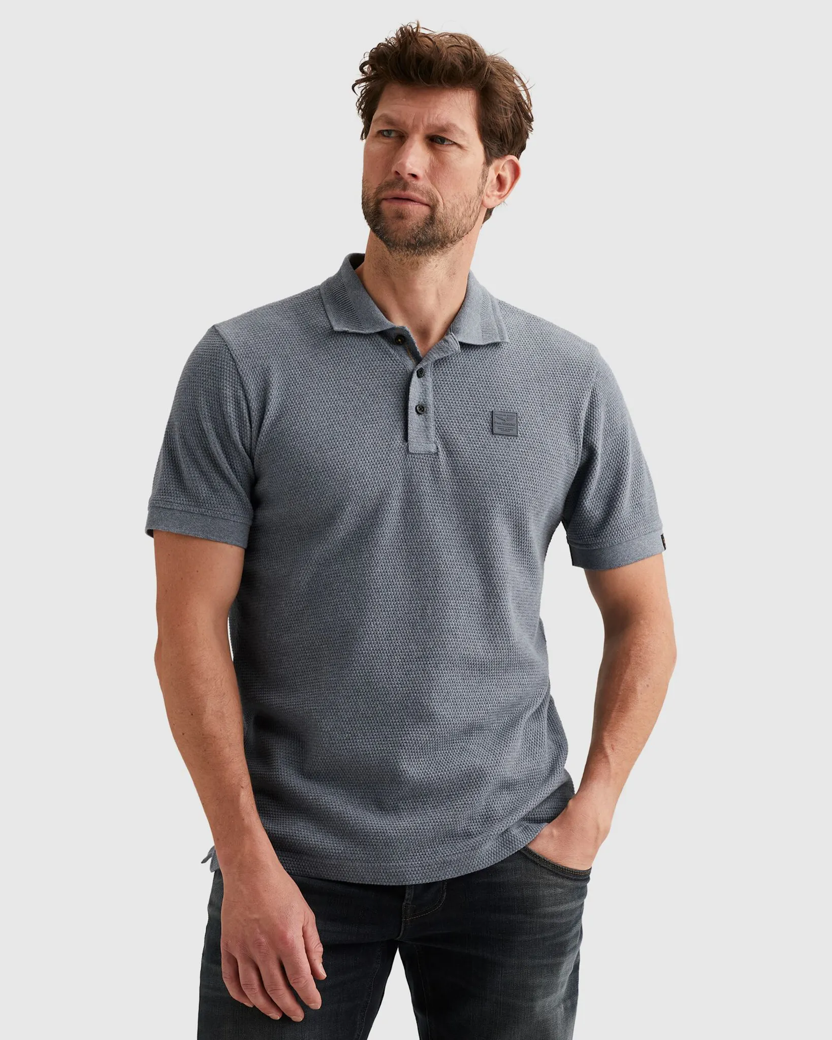 PME Legend Polo Donker blauw 108278-001-L