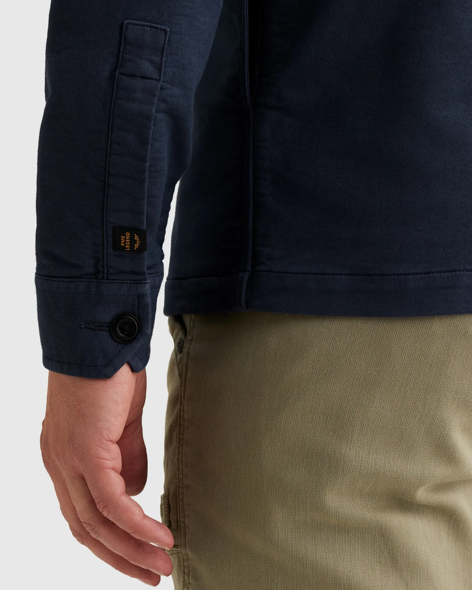 PME Legend Overshirt Blauw 108282-001-L