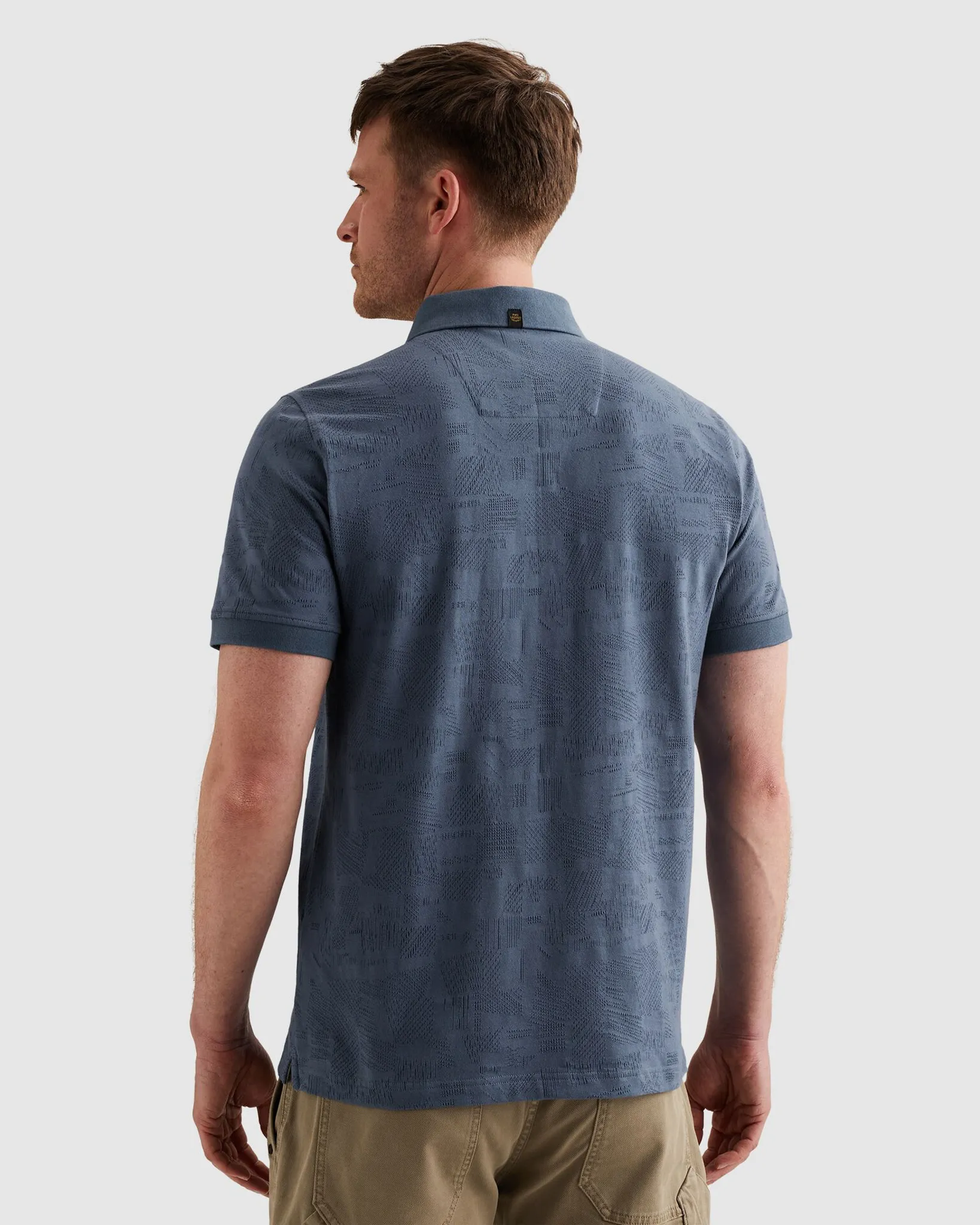 PME Legend Polo Licht blauw 108290-001-L