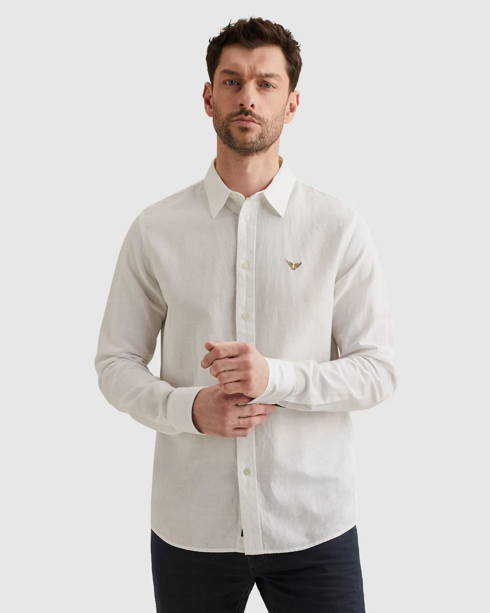 PME Legend Casual shirt Wit 108297-001-L