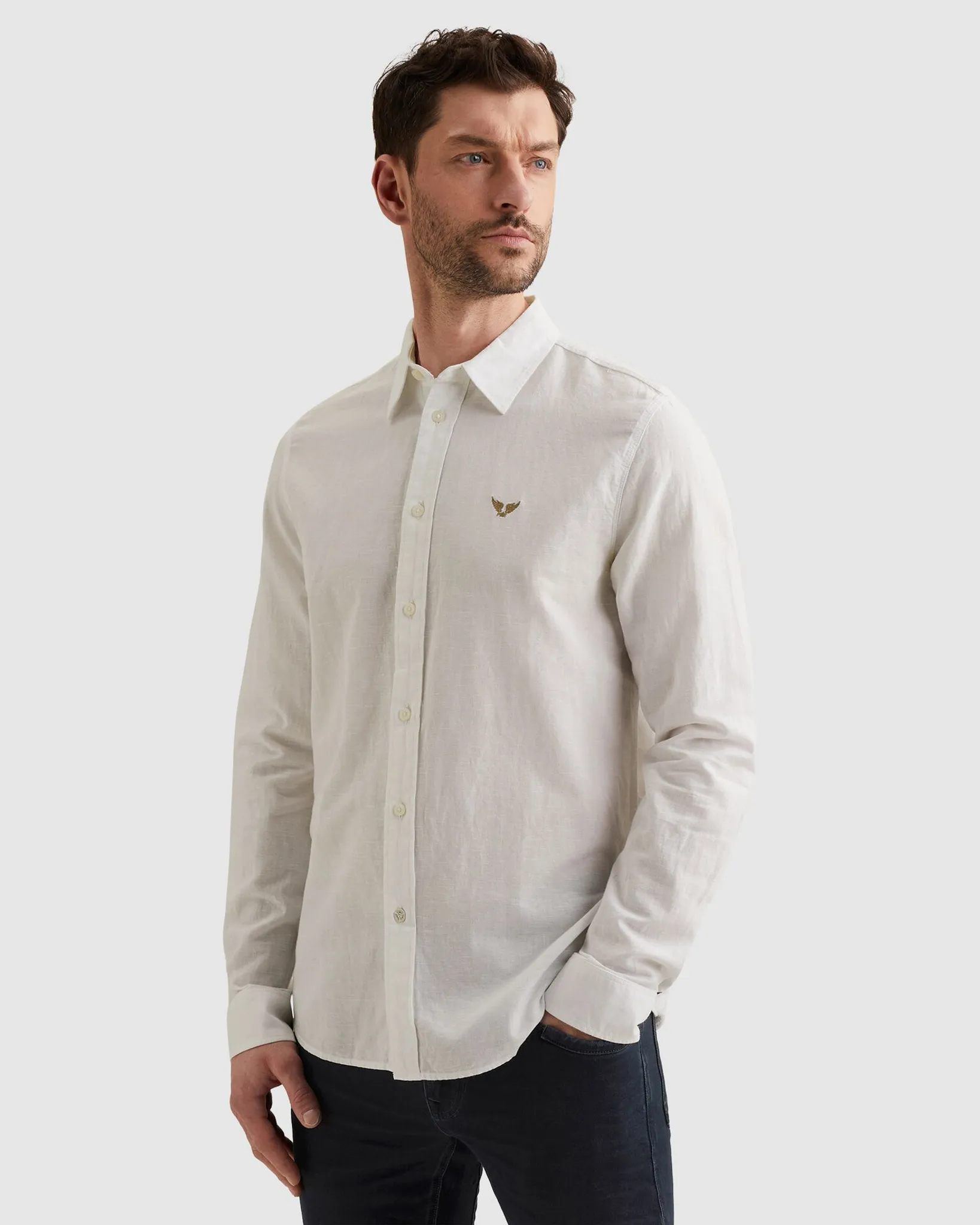 PME Legend Casual shirt Wit 108297-001-L
