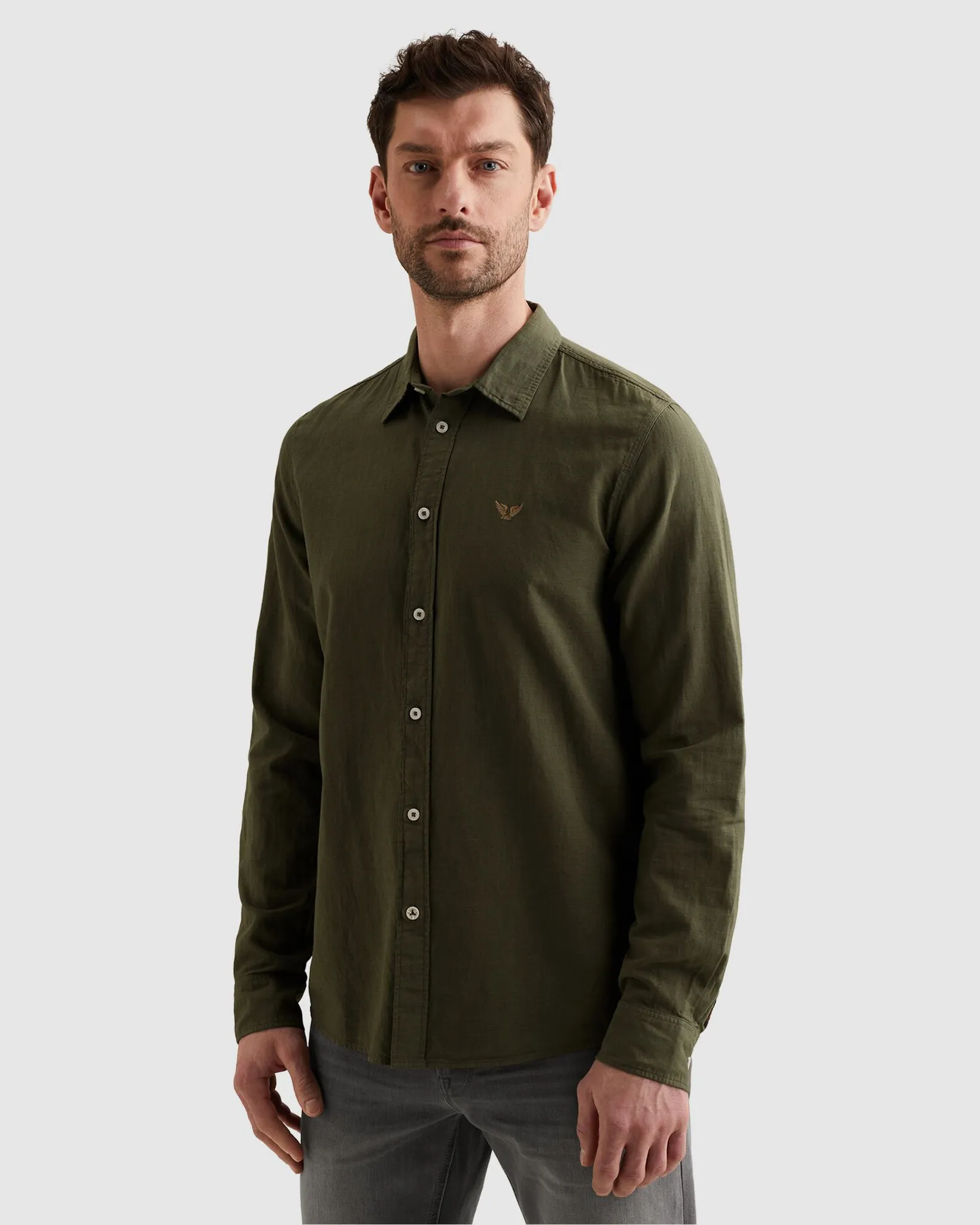 PME Legend Casual shirt Groen 108298-001-L
