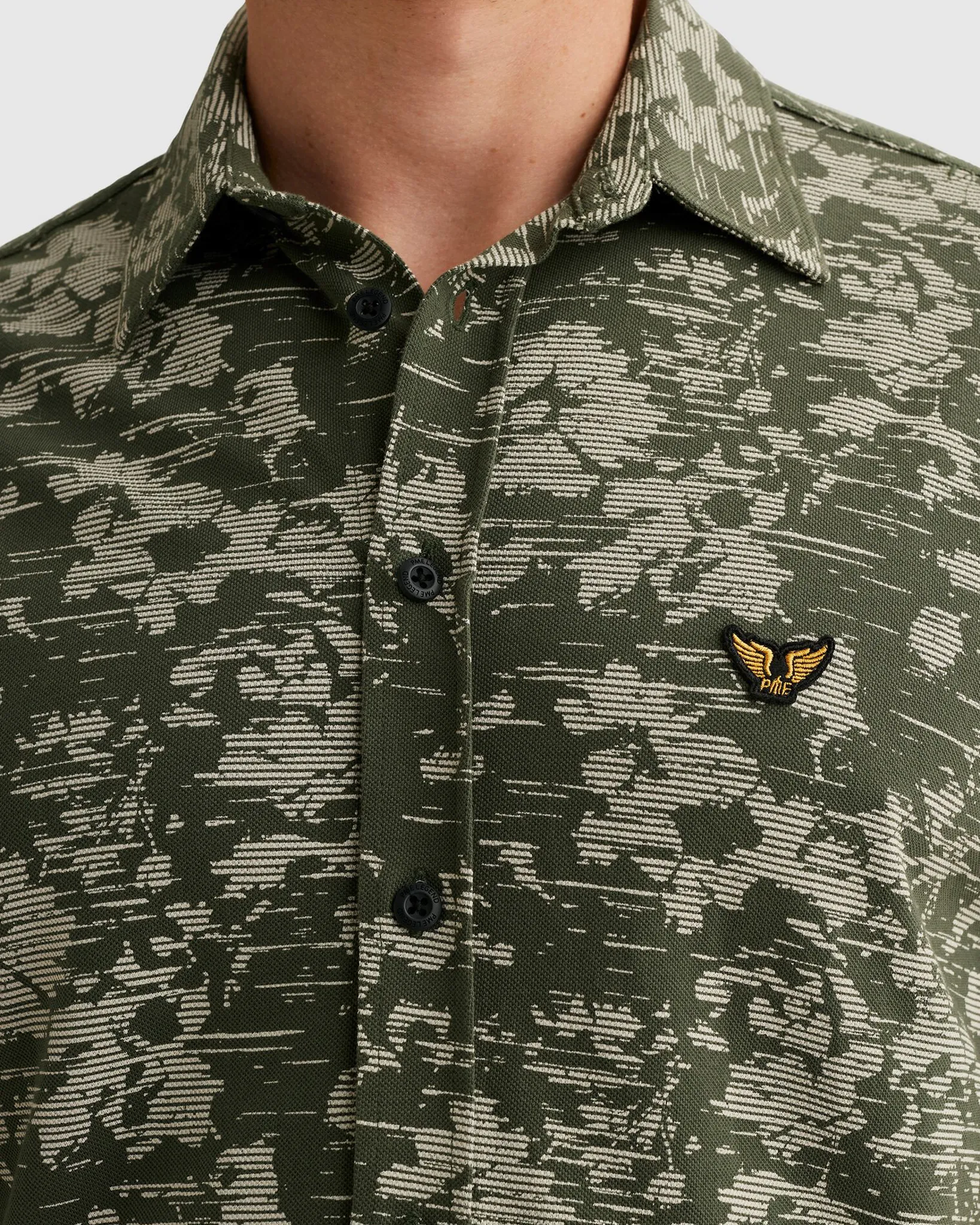 PME Legend Casual shirt Groen 108300-001-L