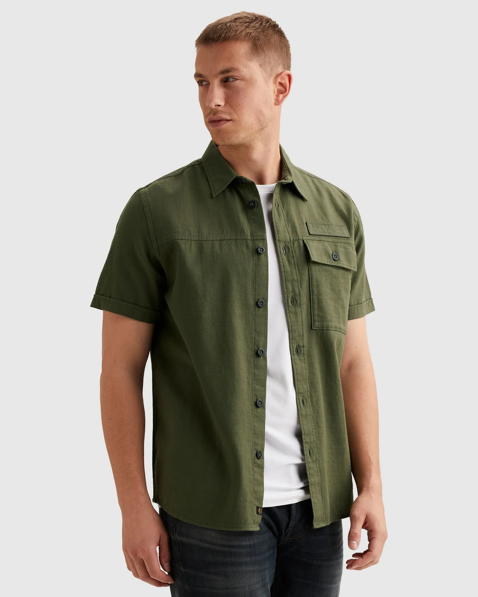 PME Legend Casual shirt Groen 108303-001-L