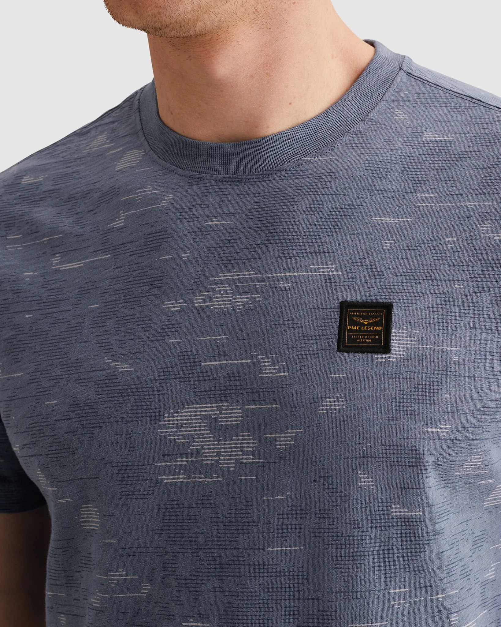 PME Legend T-shirt Licht blauw 108307-001-L