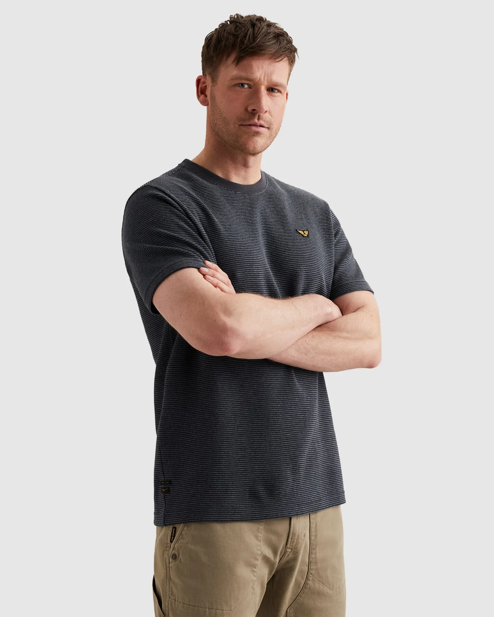 PME Legend T-shirt Donker grijs 108313-001-L