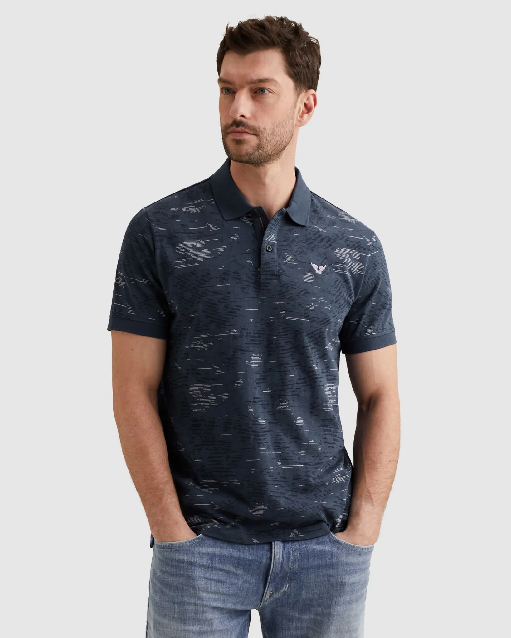 PME Legend Polo Blauw 108317-001-L