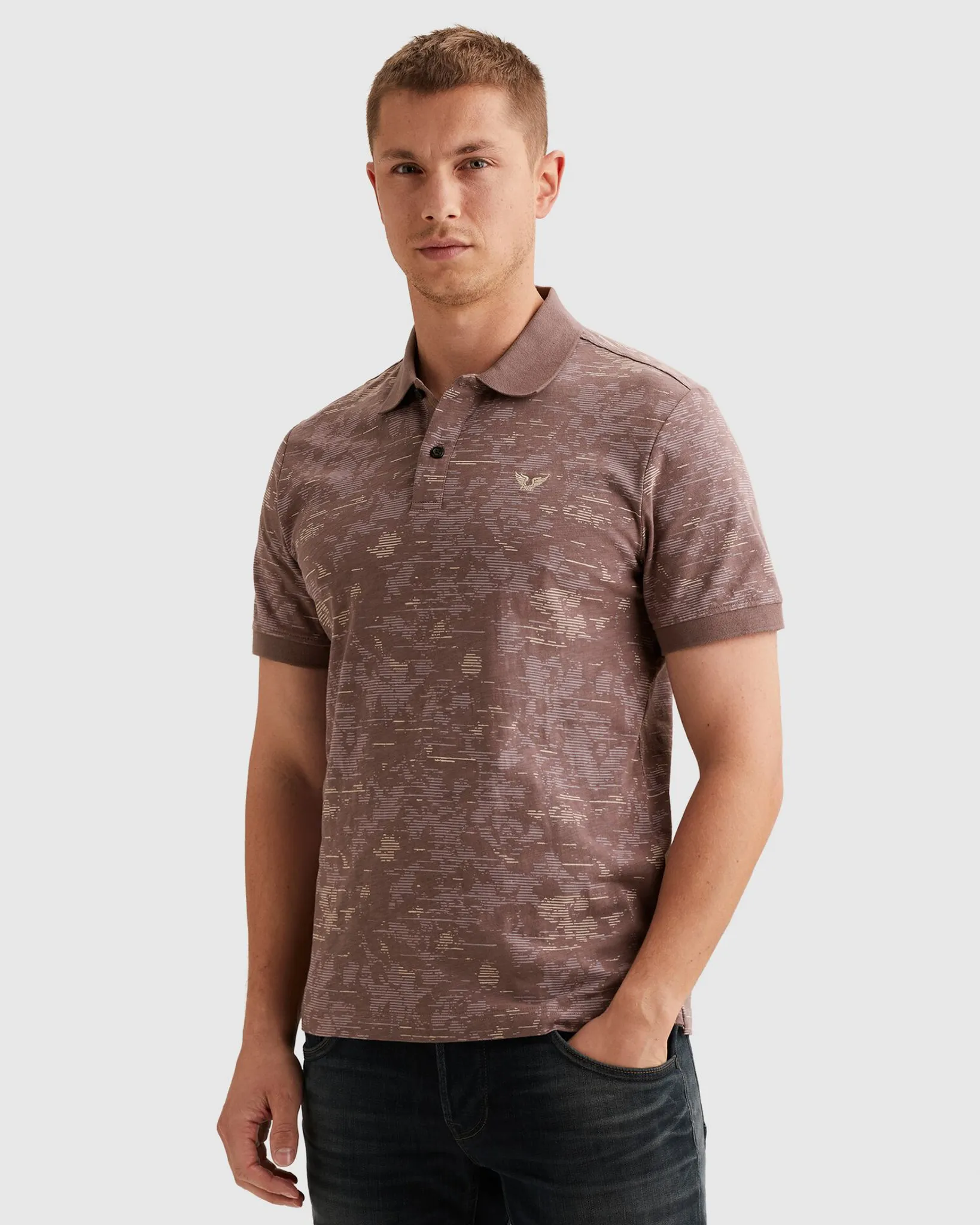 PME Legend Polo Donker grijs 108318-001-L