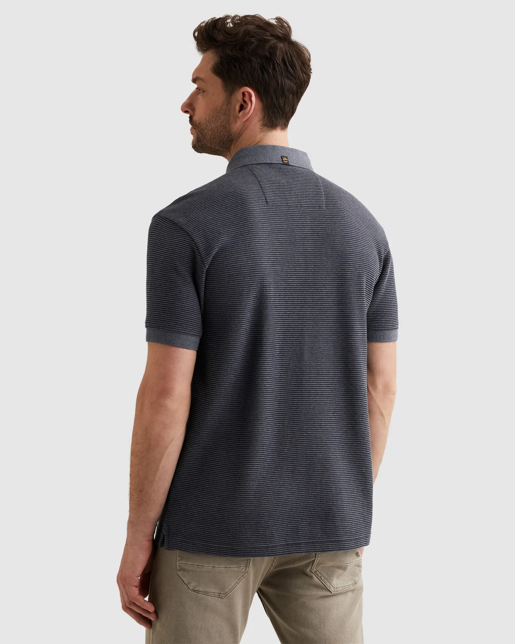 PME Legend Polo Donker grijs 108326-001-L