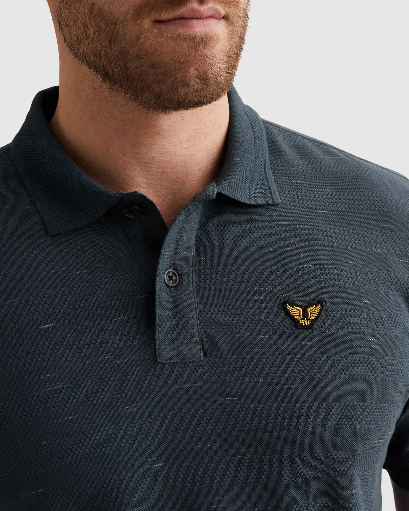 PME Legend Polo Blauw 108327-001-L