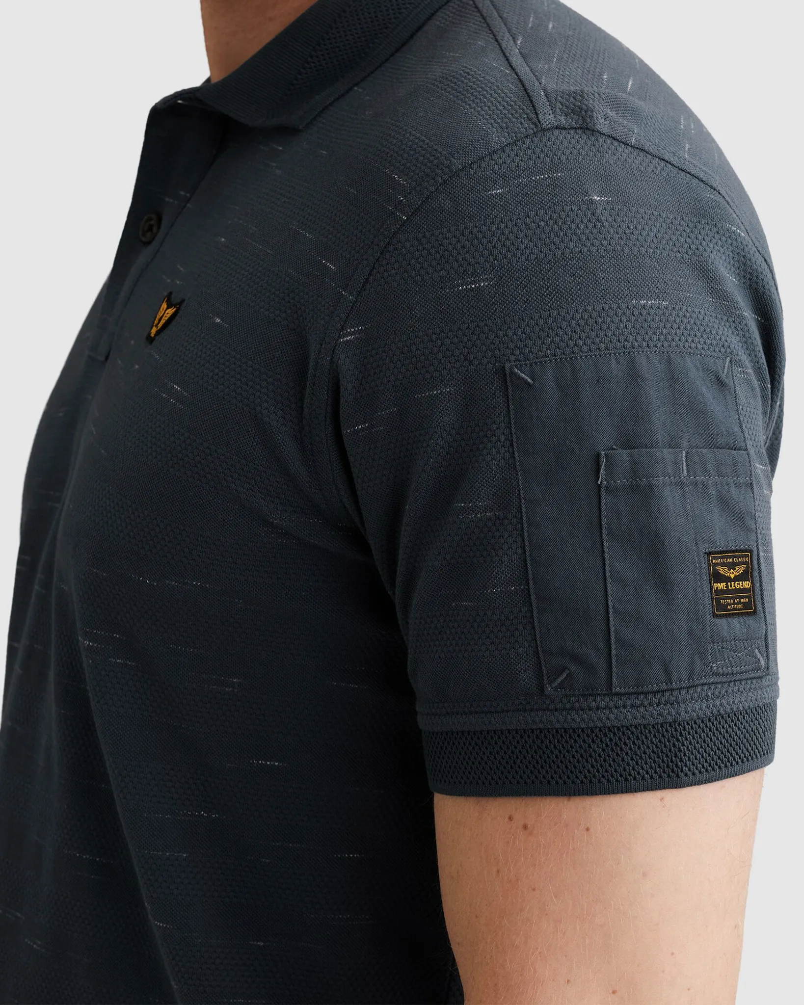 PME Legend Polo Blauw 108327-001-L