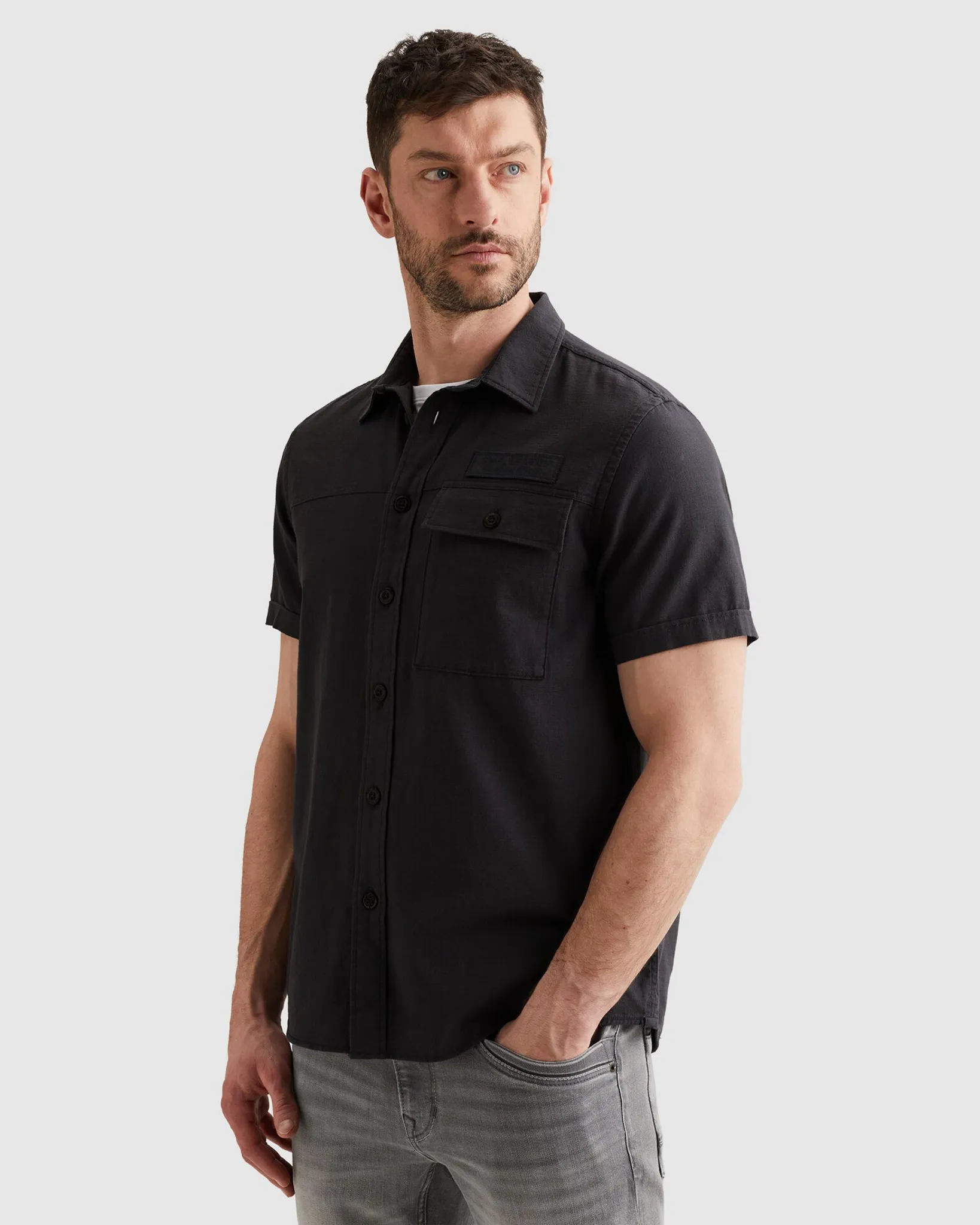 PME Legend Casual shirt Donker grijs 108328-001-L