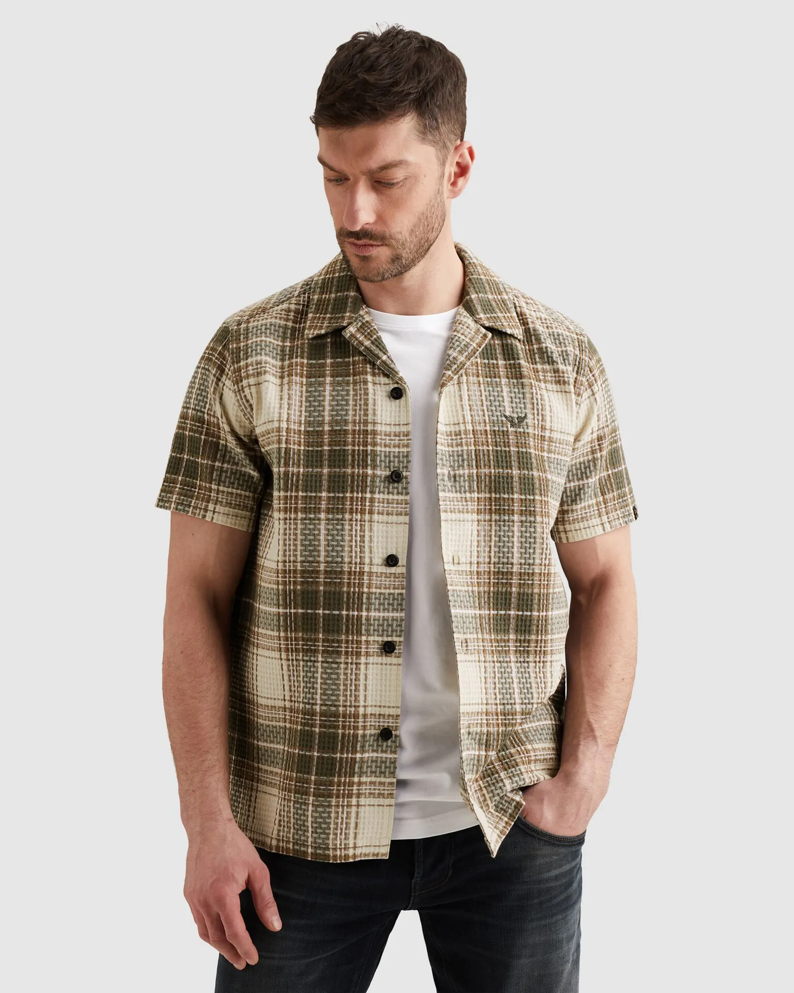 PME Legend Casual shirt Groen 108329-001-L