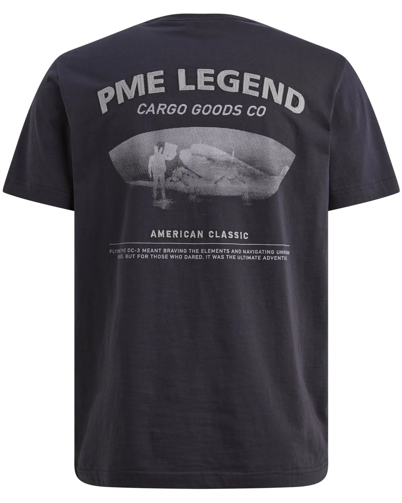 PME Legend T-shirt Donker grijs 108331-001-L