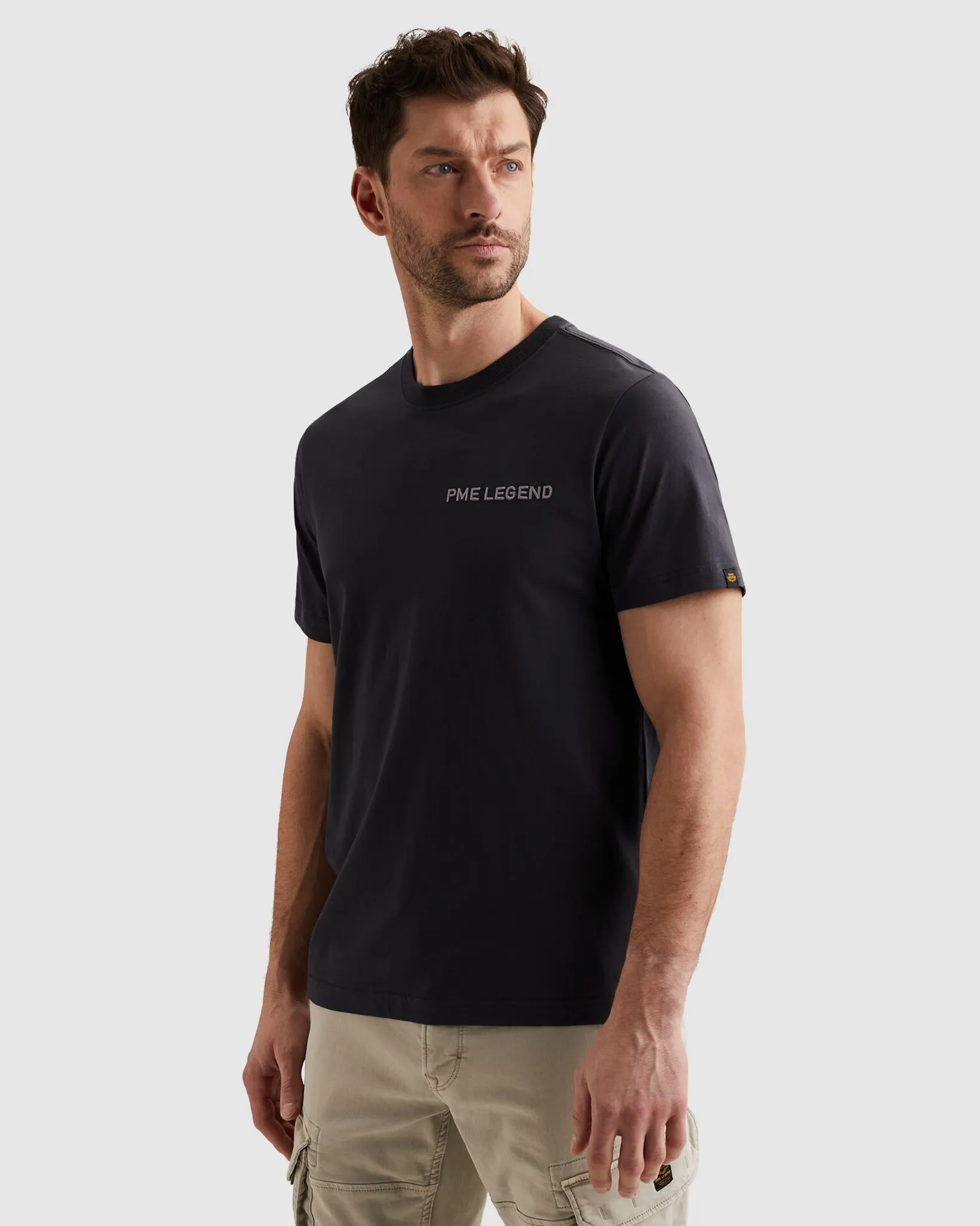 PME Legend T-shirt Donker grijs 108331-001-L