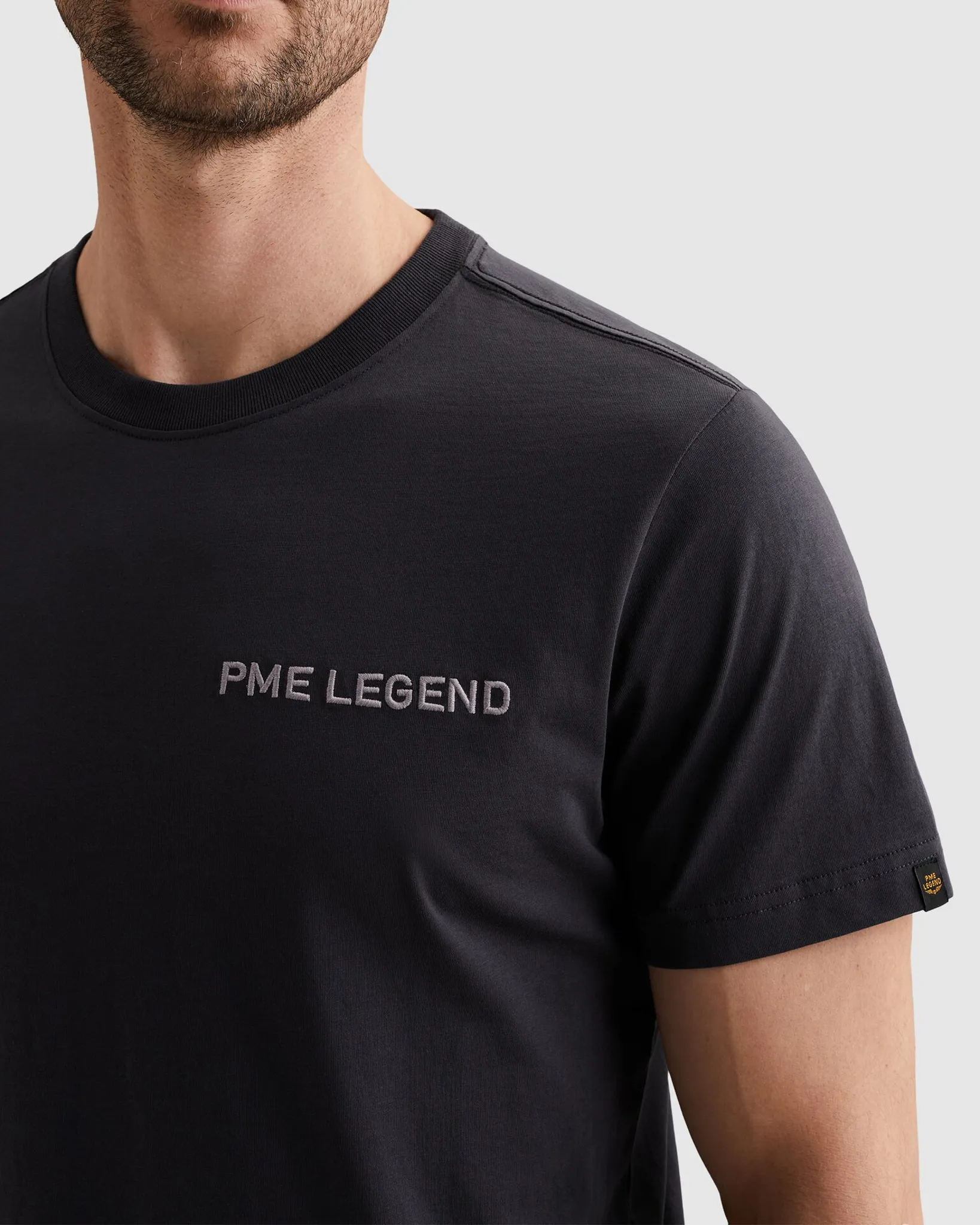 PME Legend T-shirt Donker grijs 108331-001-L